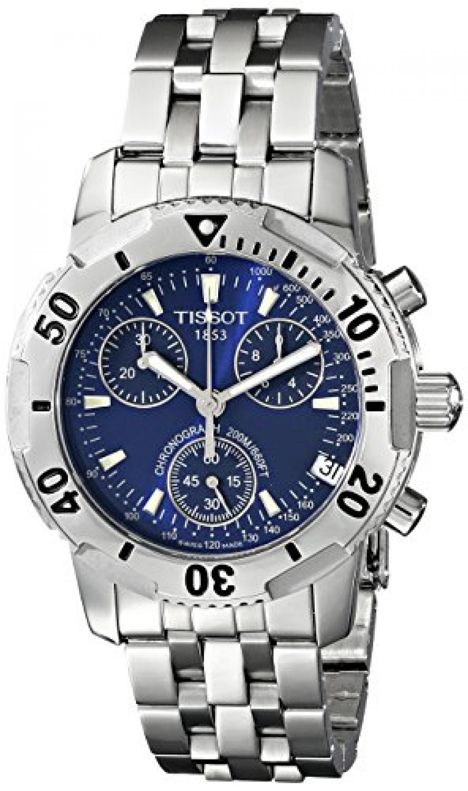Tissot Mens PRS200 Stainless Steel Blue Face T17148644 