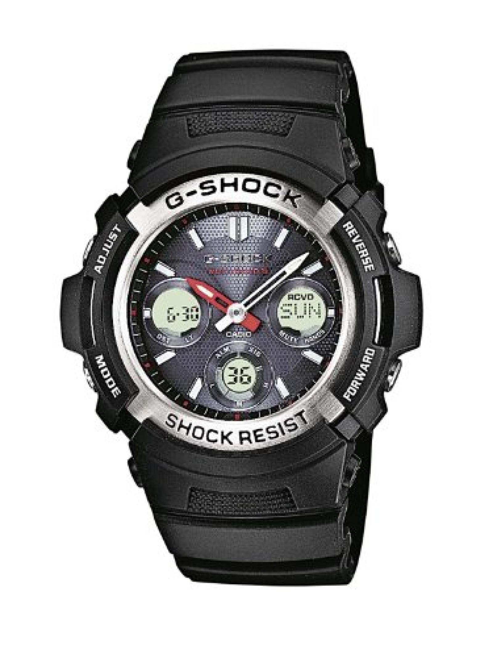 Casio Herren-Armbanduhr XL G-SHOCK Analog - Digital Resin AWG-M100-1AER Casio Herren-Armbanduhr XL G-SHOCK Analog - Digital Resin AWG-M100-1AER
