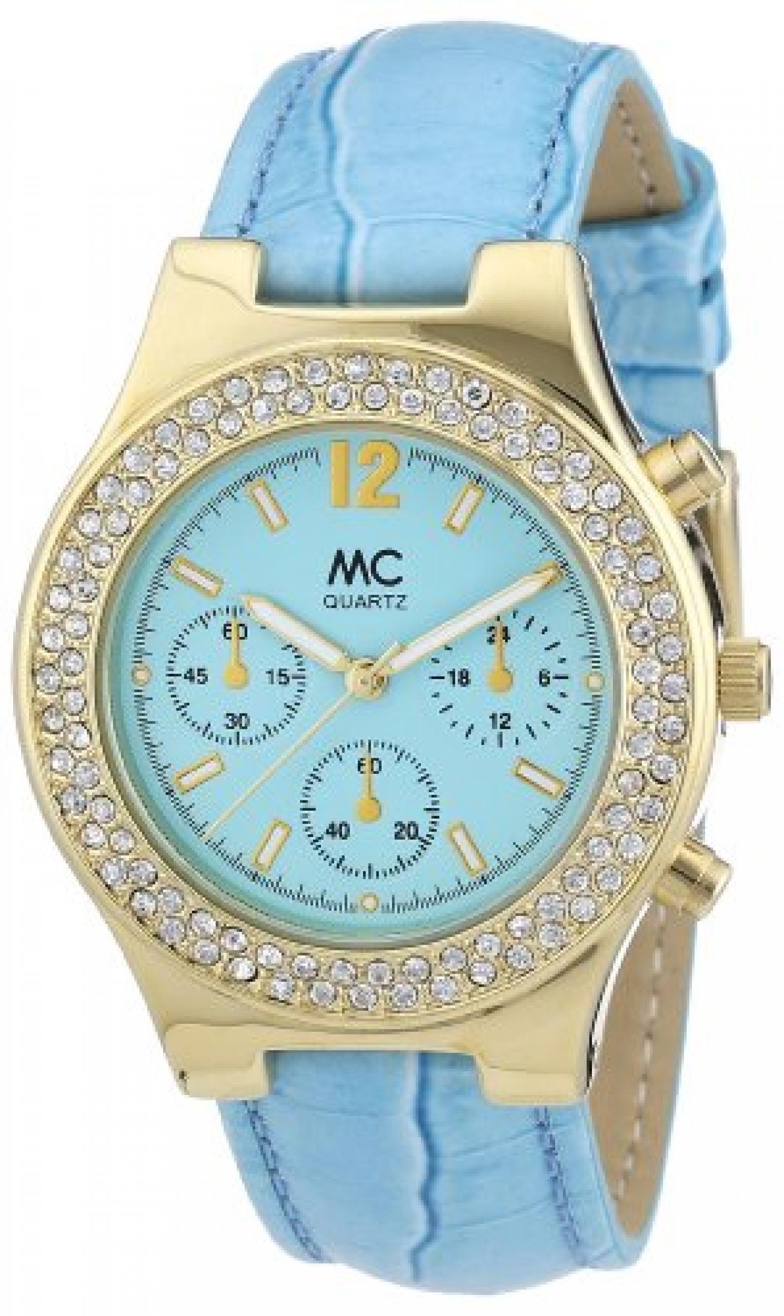 MC Timetrend Damen-Armbanduhr Analog Quarz Leder 27130 