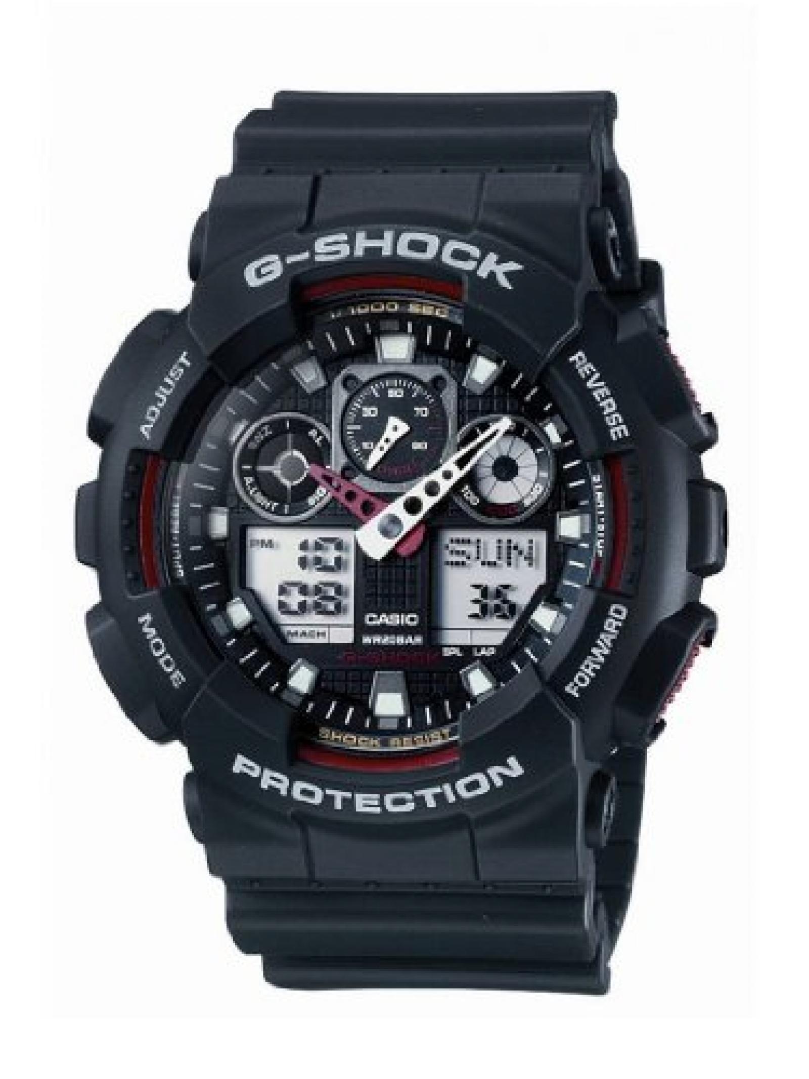 Casio Herren Big Combi G-Shock Watch, Schwarz Casio Herren Big Combi G-Shock Watch, Schwarz
