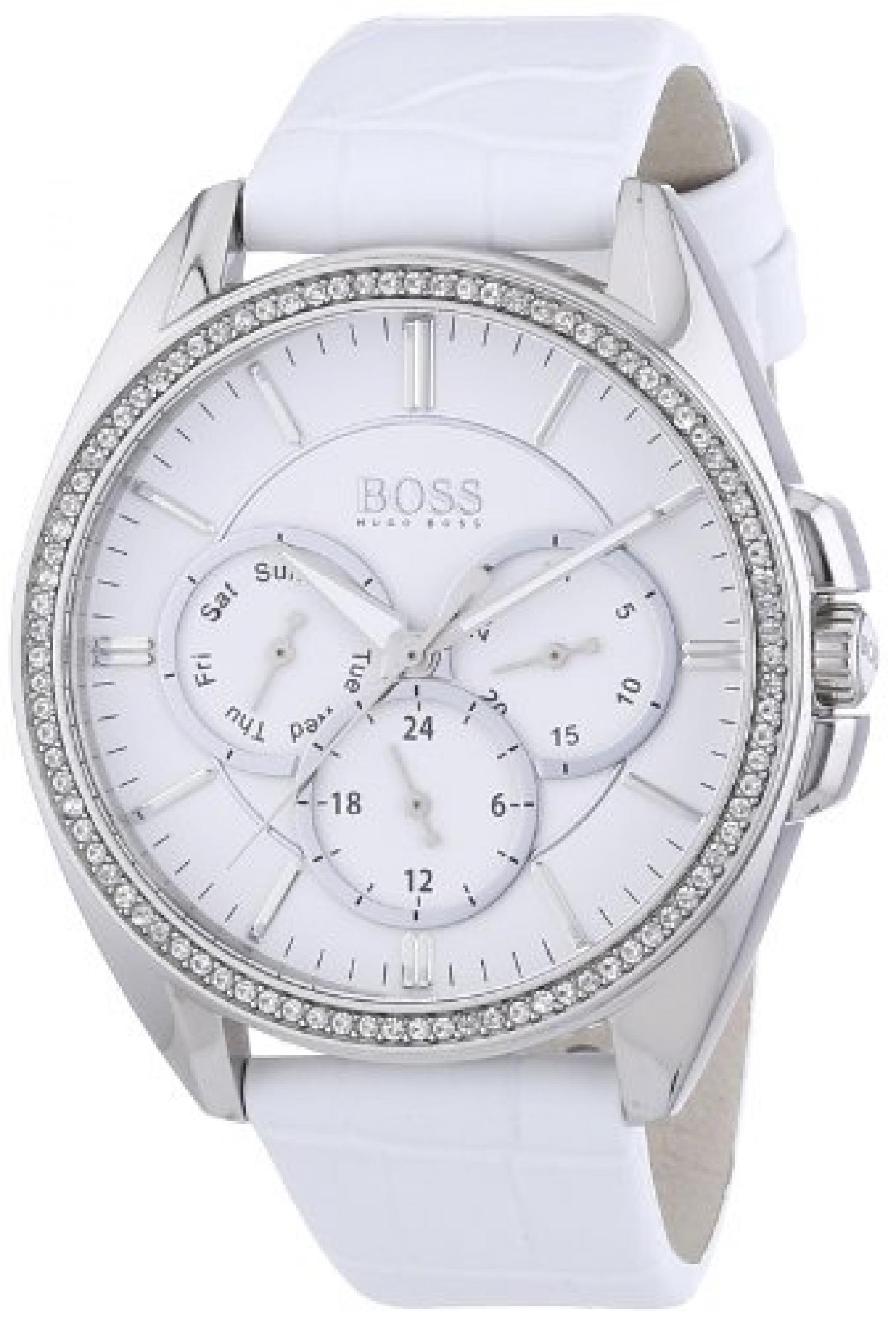 Hugo Boss Damen-Armbanduhr Chronograph Quarz Leder 1502361 Hugo Boss Damen-Armbanduhr Chronograph Quarz Leder 1502361
