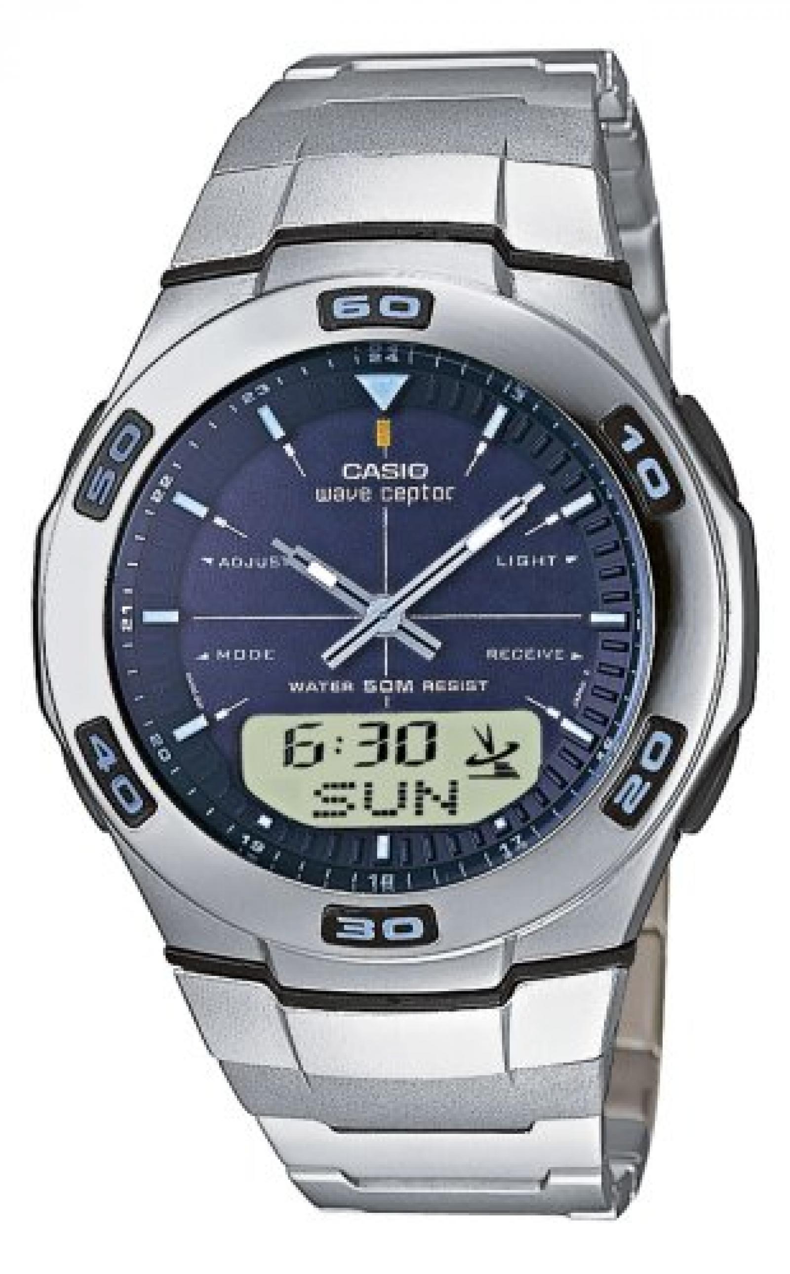 Casio Funkuhren Herren-Armbanduhr Digital Quarzuhrwerk 2758 WVA-105HDE-2AVER Casio Funkuhren Herren-Armbanduhr Digital Quarzuhrwerk 2758 WVA-105HDE-2AVER