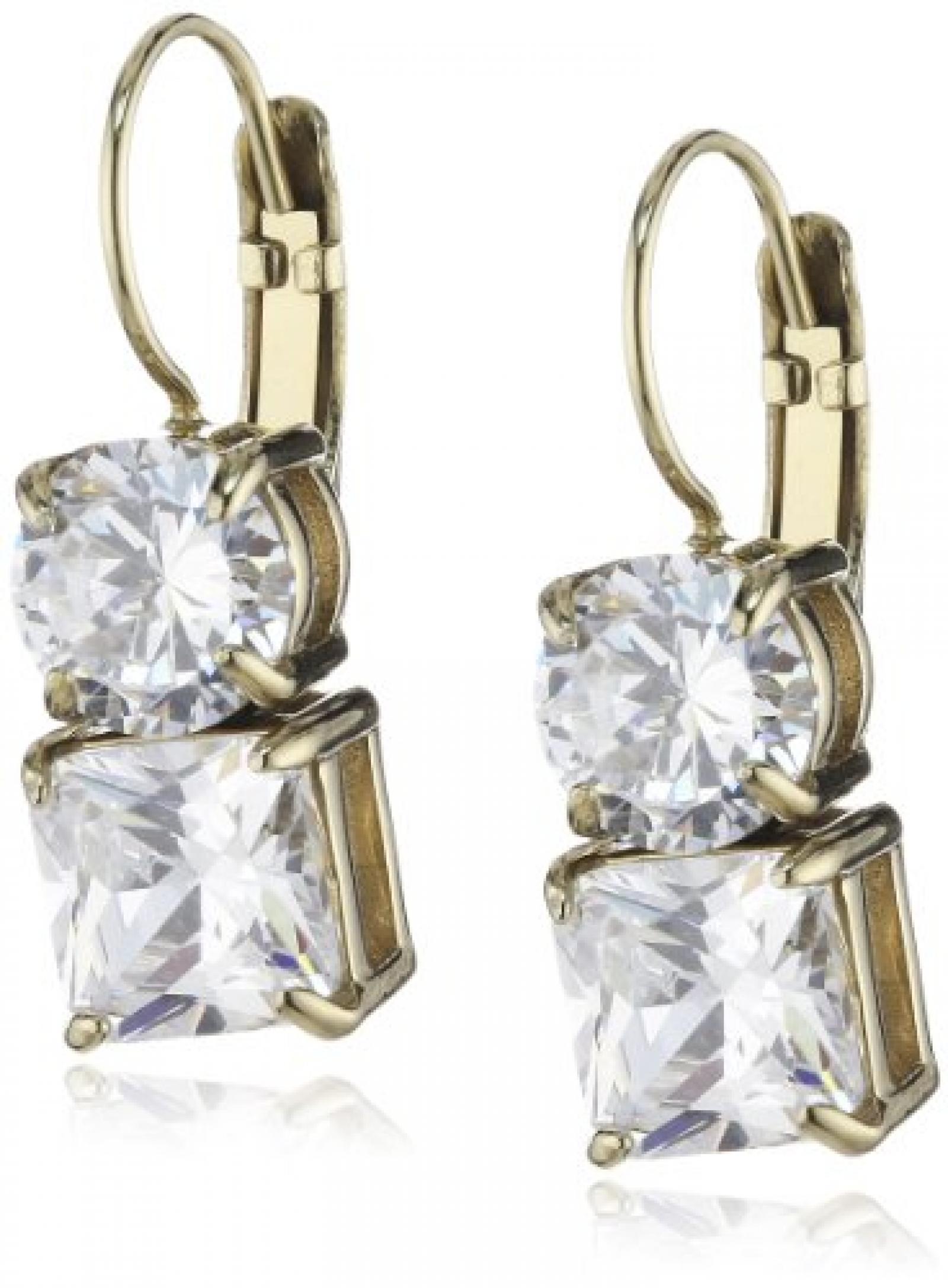 Dyrberg/Kern Damen-Ohrhänger Vergoldetes Metall Kristall 335284 Dyrberg/Kern Damen-Ohrhänger Vergoldetes Metall Kristall 335284