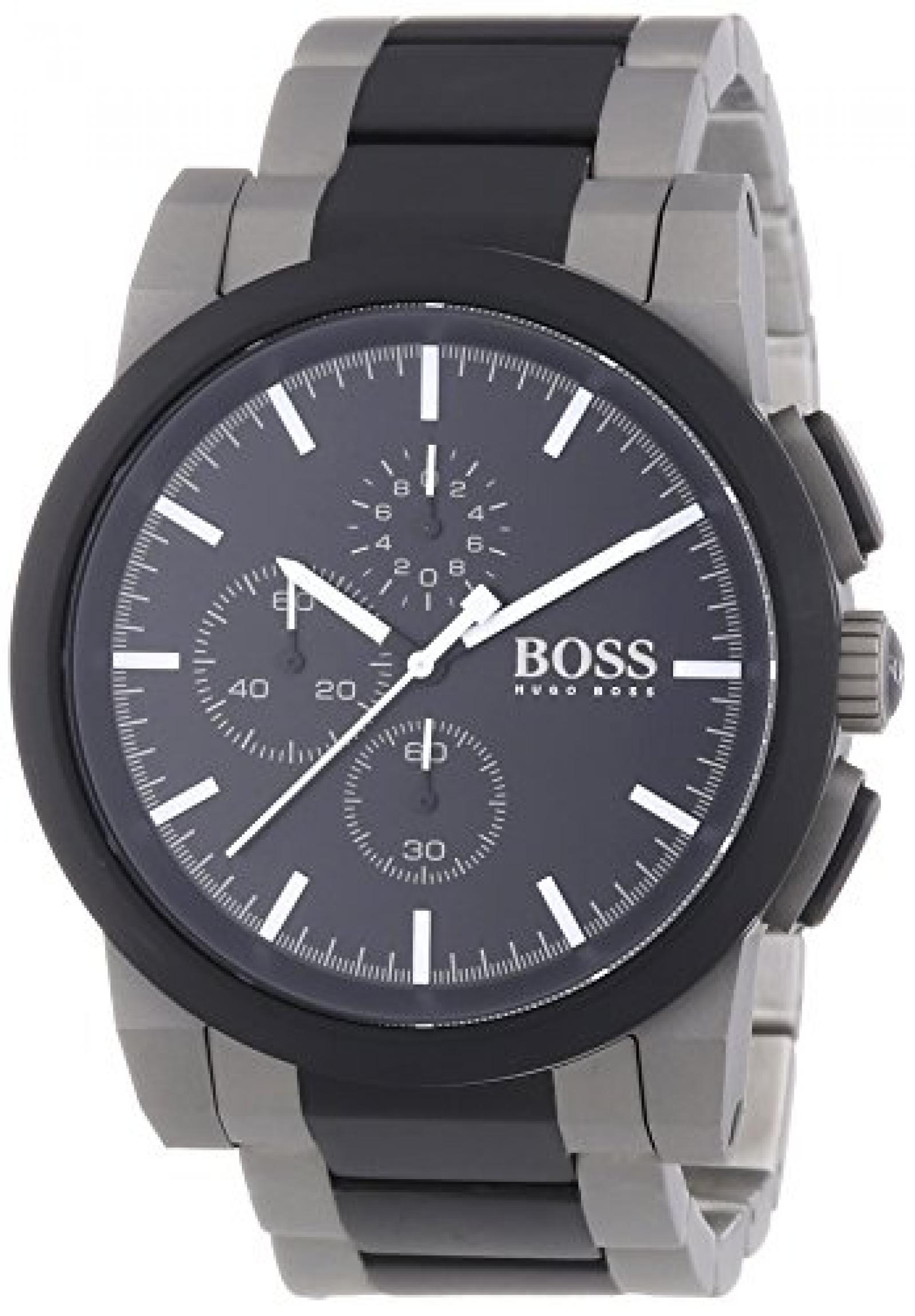 Hugo Boss Herren-Armbanduhr XL NEO Chronograph Quarz Edelstahl 1512958 
