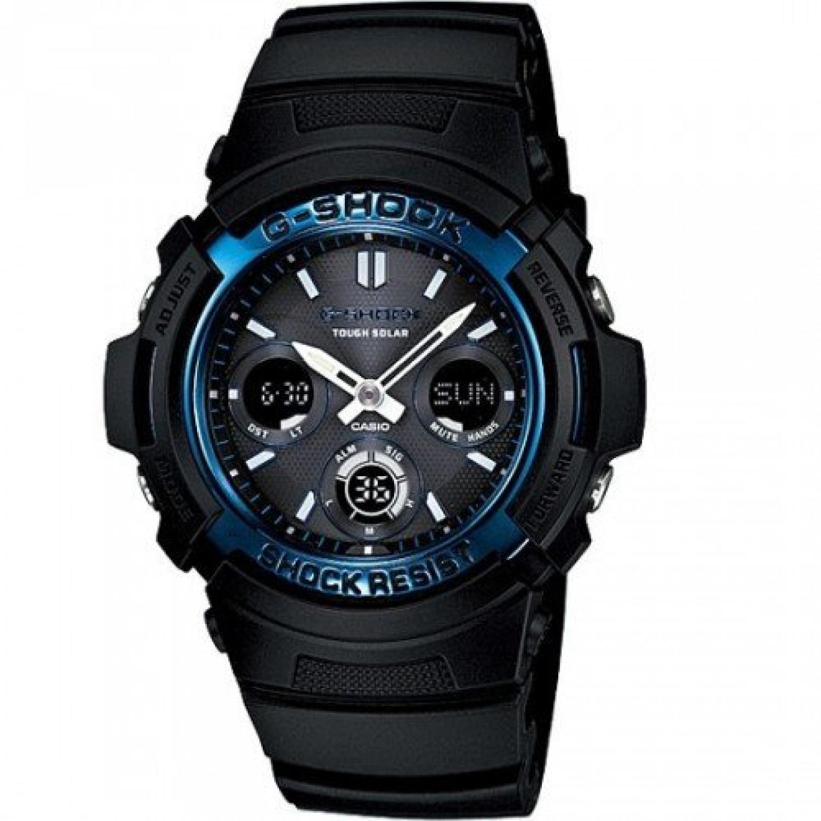 Casio Herren-Armbanduhr XL G-SHOCK Analog - Digital Resin AWG-M100A-1AER 