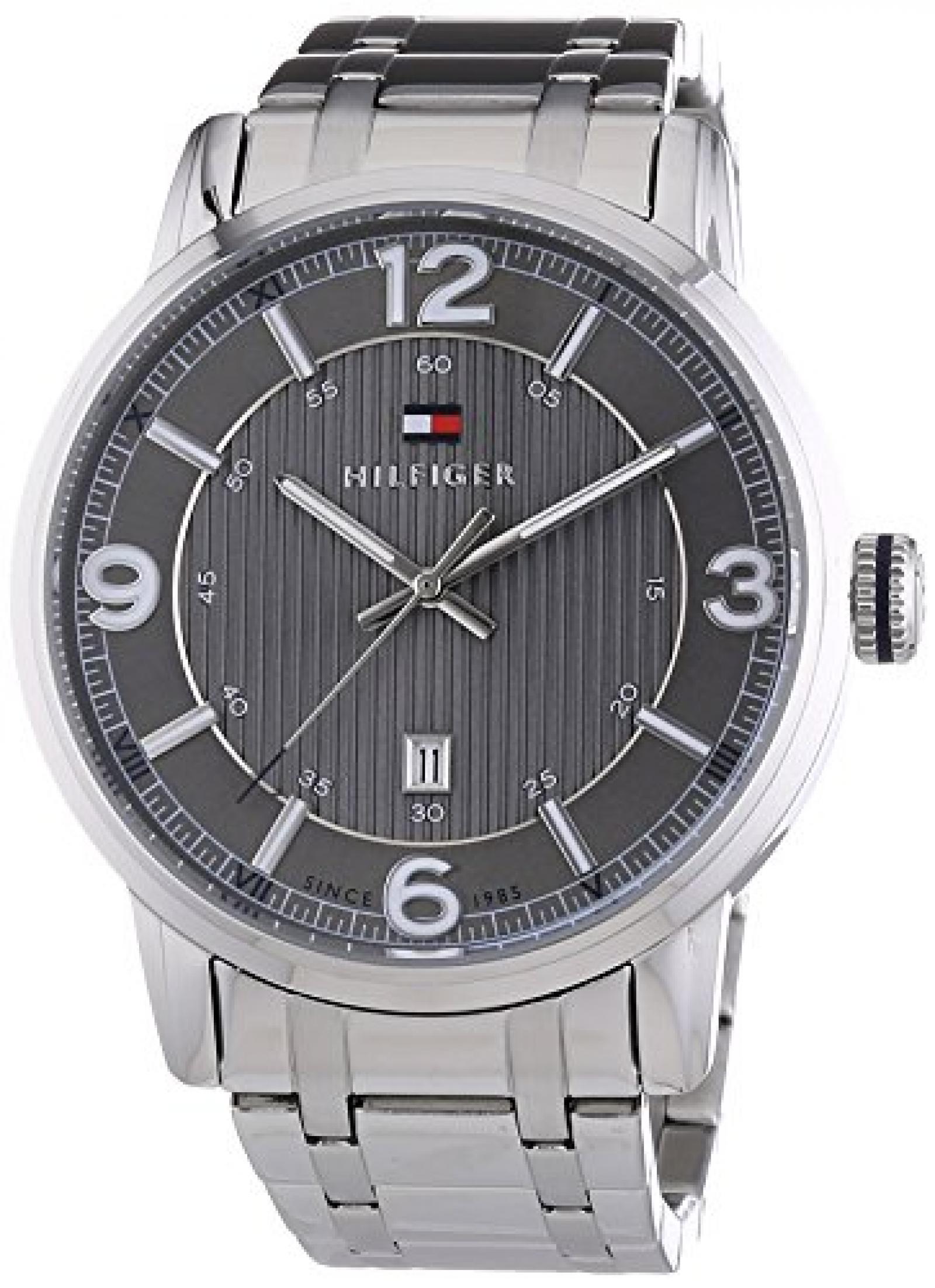 Tommy Hilfiger Watches Herren-Armbanduhr XL GEORGE Analog Quarz Edelstahl 1710345 Tommy Hilfiger Watches Herren-Armbanduhr XL GEORGE Analog Quarz Edelstahl 1710345