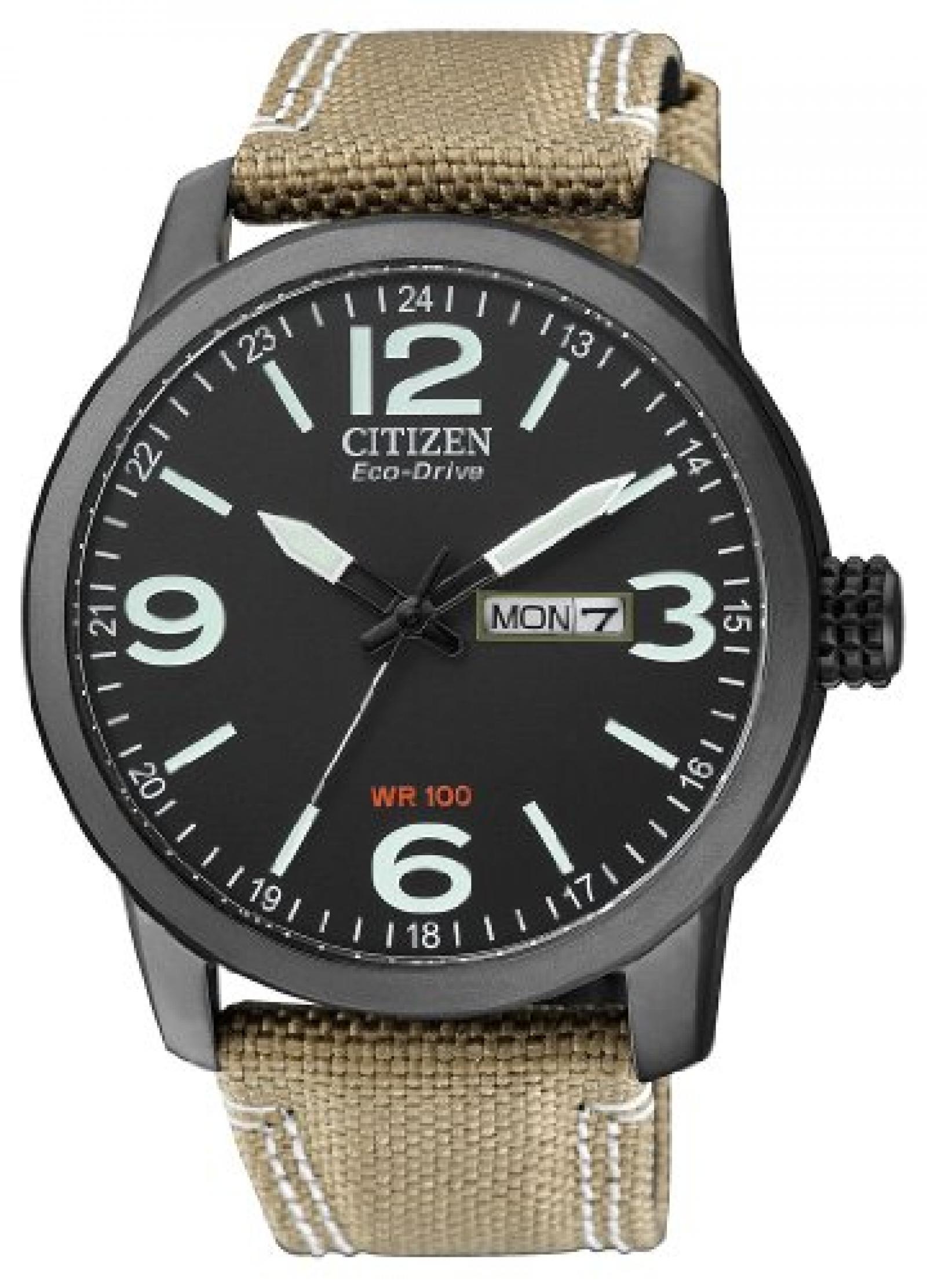 Citizen Herren-Armbanduhr XL Analog Quarz Nylon BM8476-23EE Citizen Herren-Armbanduhr XL Analog Quarz Nylon BM8476-23EE