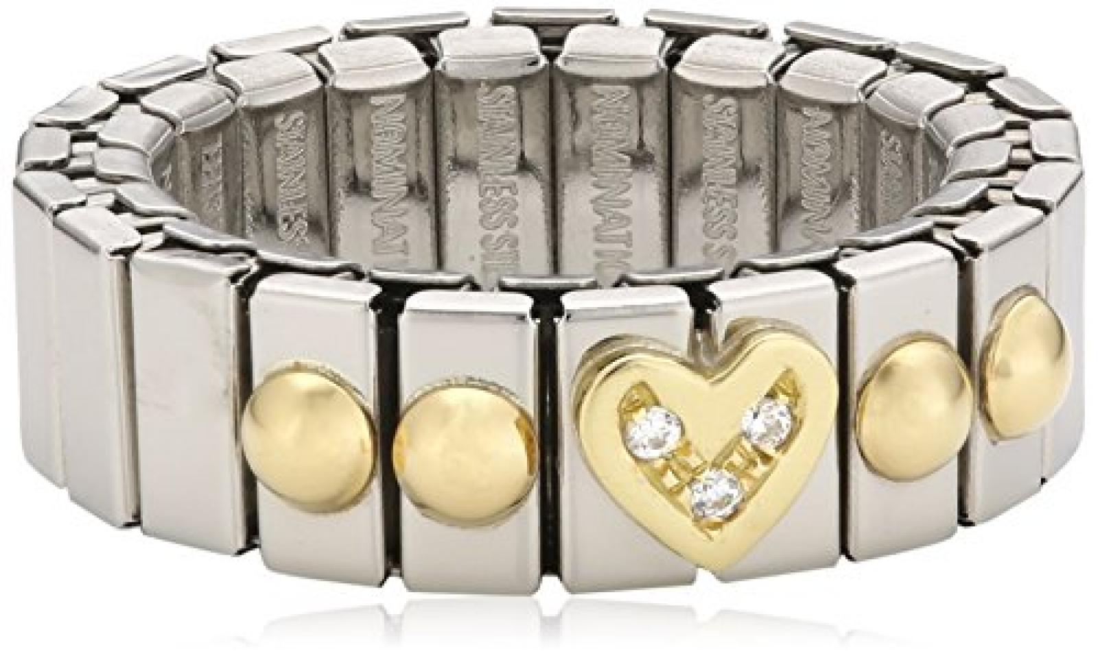 Nomination Damen-Ring Klein Mit Herz Ring gr&ouml;&szlig;e variabel 040201/006 