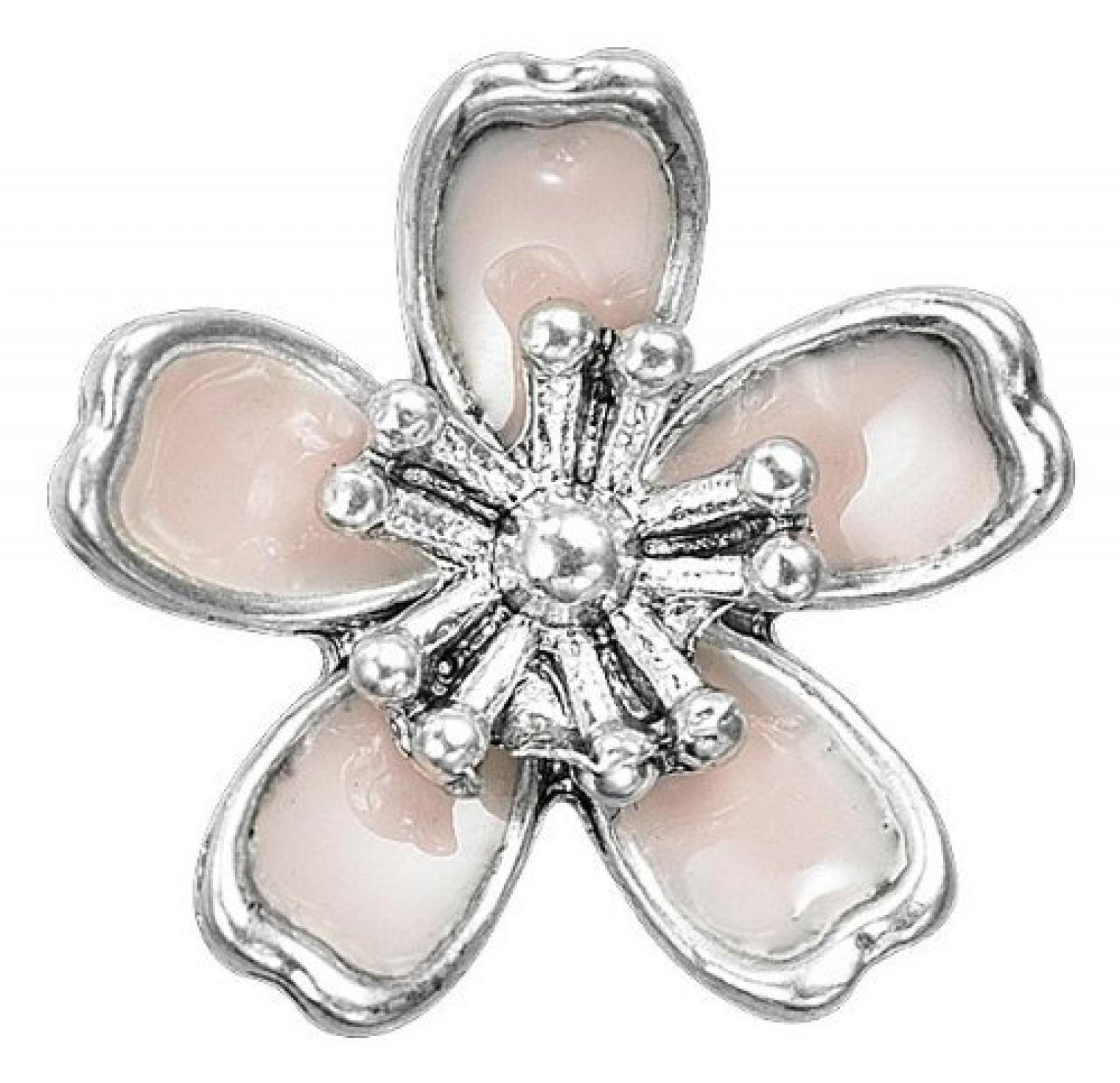 Pilgrim Damen-Anh&auml;nger Charming versilbert hellrot 42121-6737 