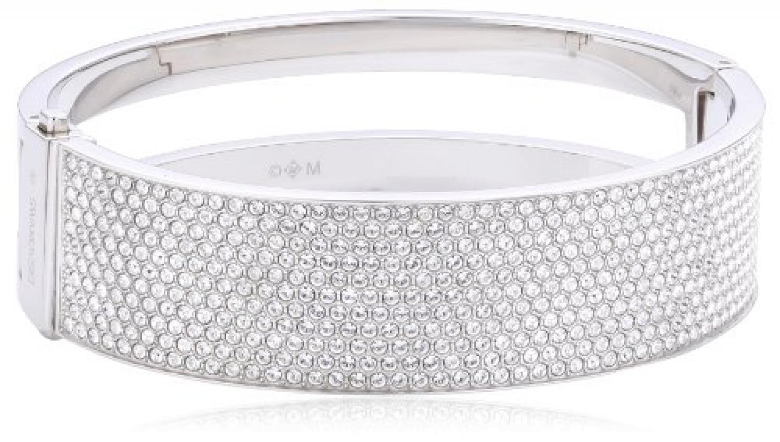 Swarovski Damen-Armreif Stone Edelstahl wei&szlig; 1156344 