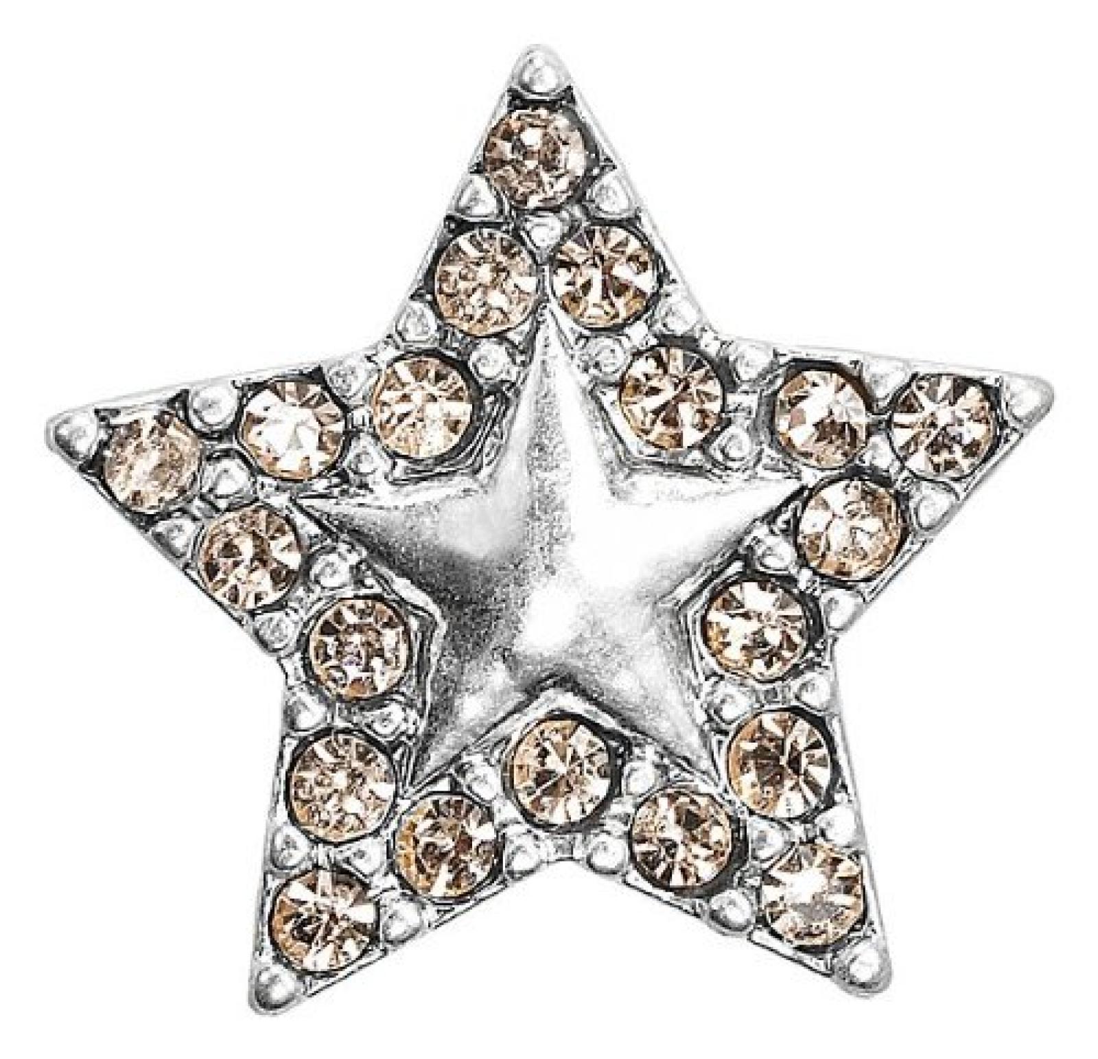 Pilgrim Damen-Anh&auml;nger Charming versilbert Pfirsich 42121-6942 