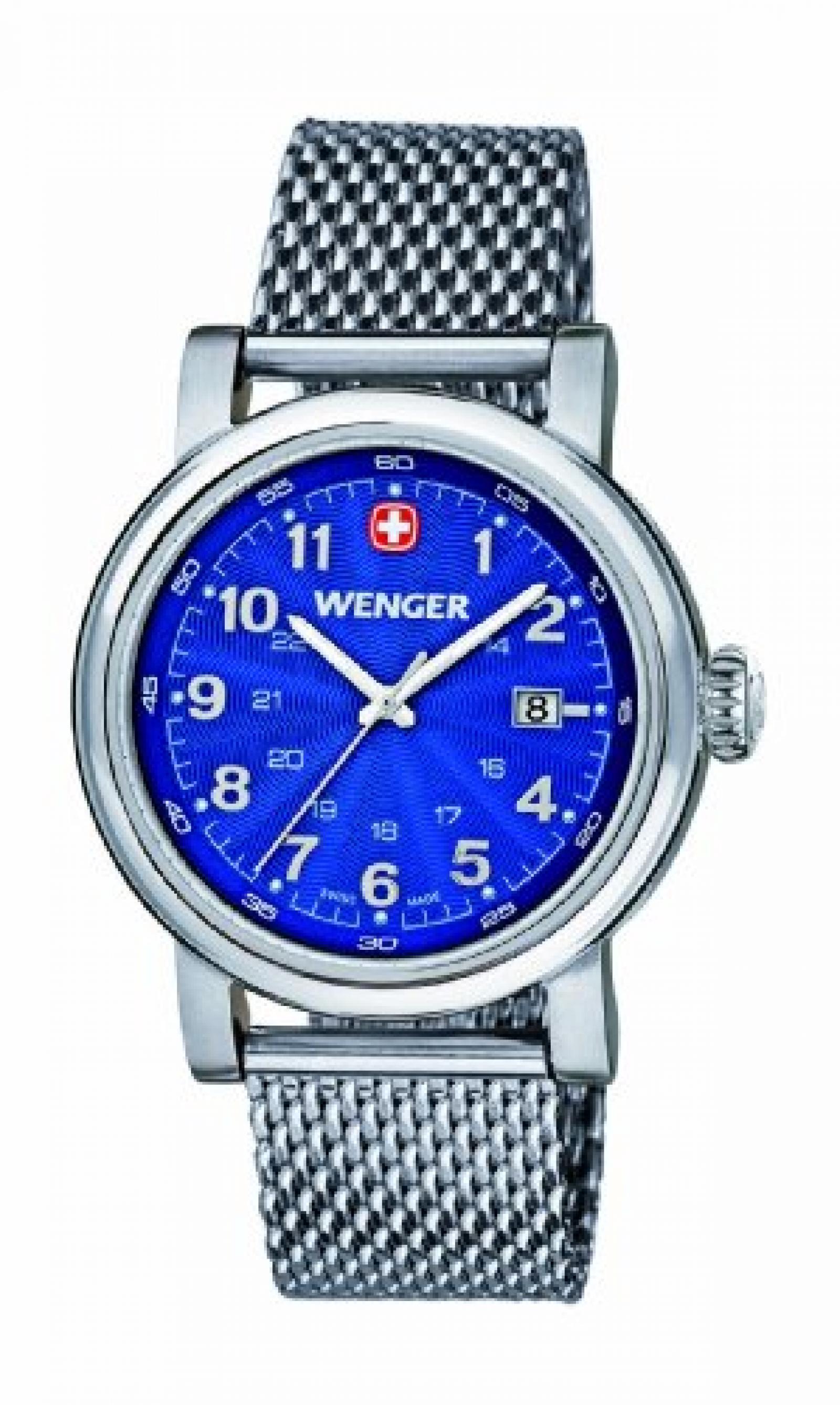 Wenger Damen-Armbanduhr XS Urban Classic Analog Quarz Edelstahl 01.1021.107 