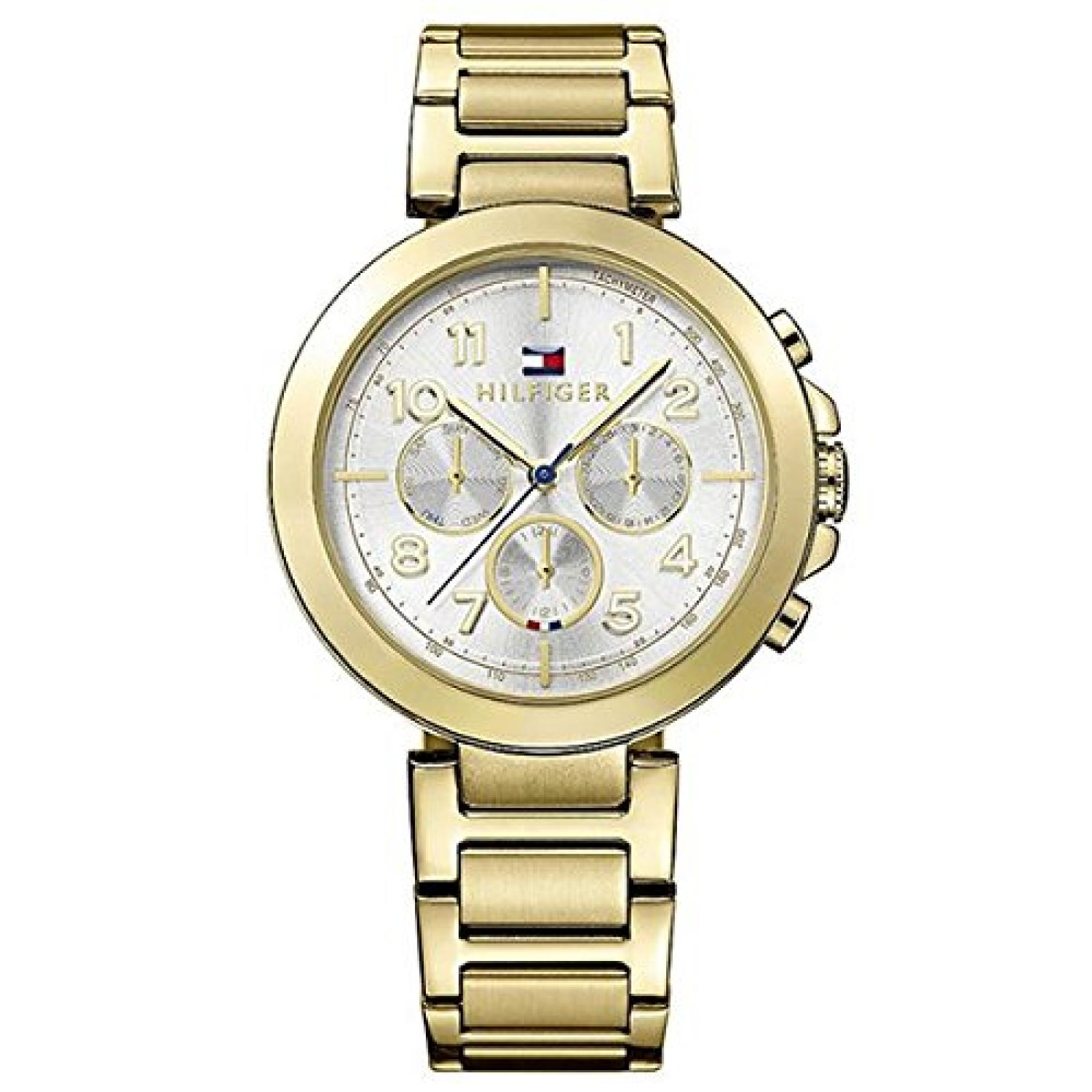 Tommy Hilfiger 1781450 CARY Uhr Damenuhr Edelstahl 50m Analog Datum gold Tommy Hilfiger 1781450 CARY Uhr Damenuhr Edelstahl 50m Analog Datum gold