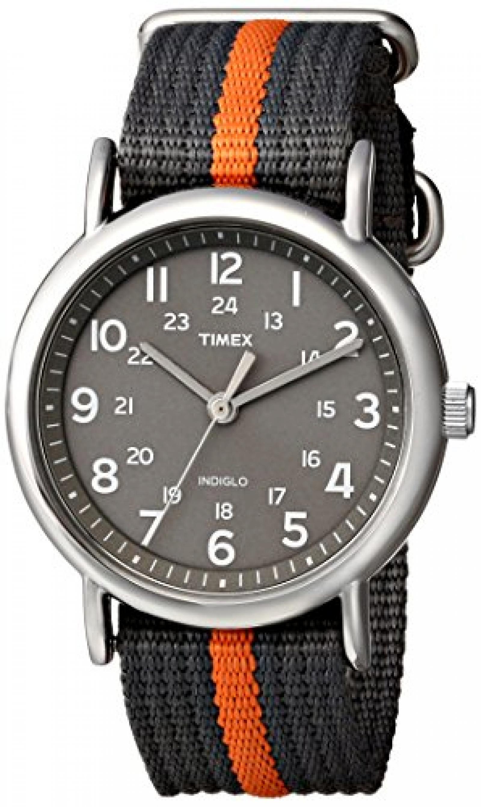 Timex Unisex-Armbanduhr Weekender Analog Nylon T2N649 