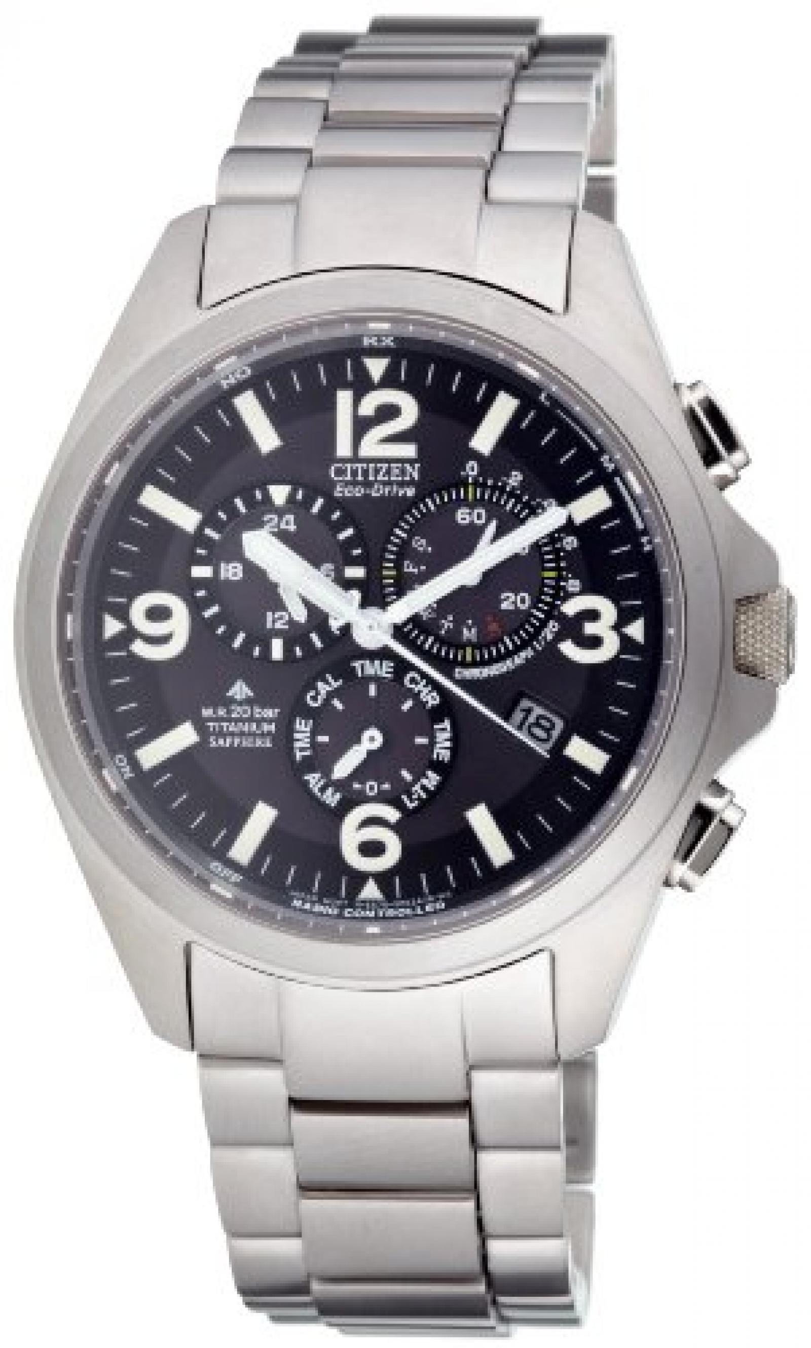 Citizen Promaster Herren-Armbanduhr Chronograph Quarz Titan Funk As4030-59E Citizen Promaster Herren-Armbanduhr Chronograph Quarz Titan Funk As4030-59E