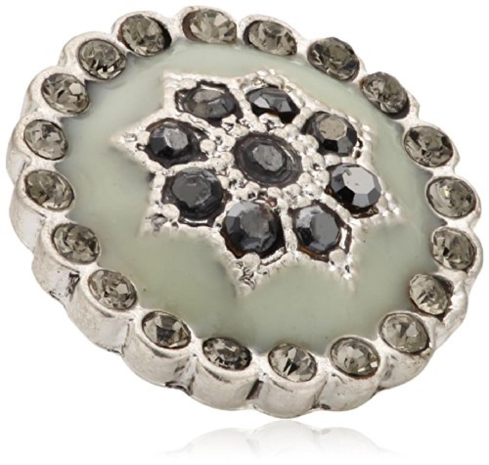 Pilgrim Damen-Snap Druckknopf aus der Serie Snap versilbert, mint 43122-0013 Pilgrim Damen-Snap Druckknopf aus der Serie Snap versilbert, mint 43122-0013