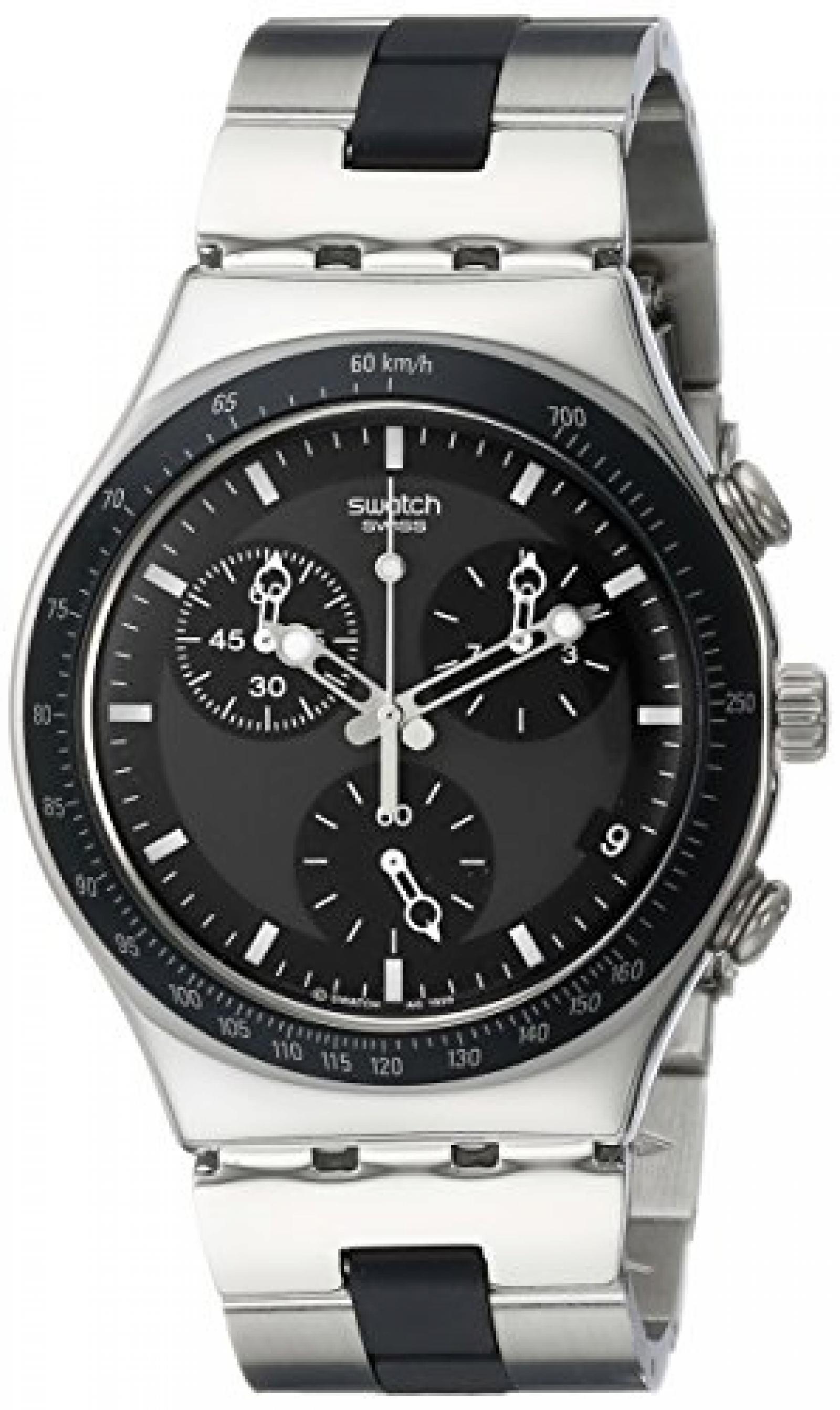 Swatch Unisex-Armbanduhr Windfall Chronograph Quarz Edelstahl YCS410GX Swatch Unisex-Armbanduhr Windfall Chronograph Quarz Edelstahl YCS410GX