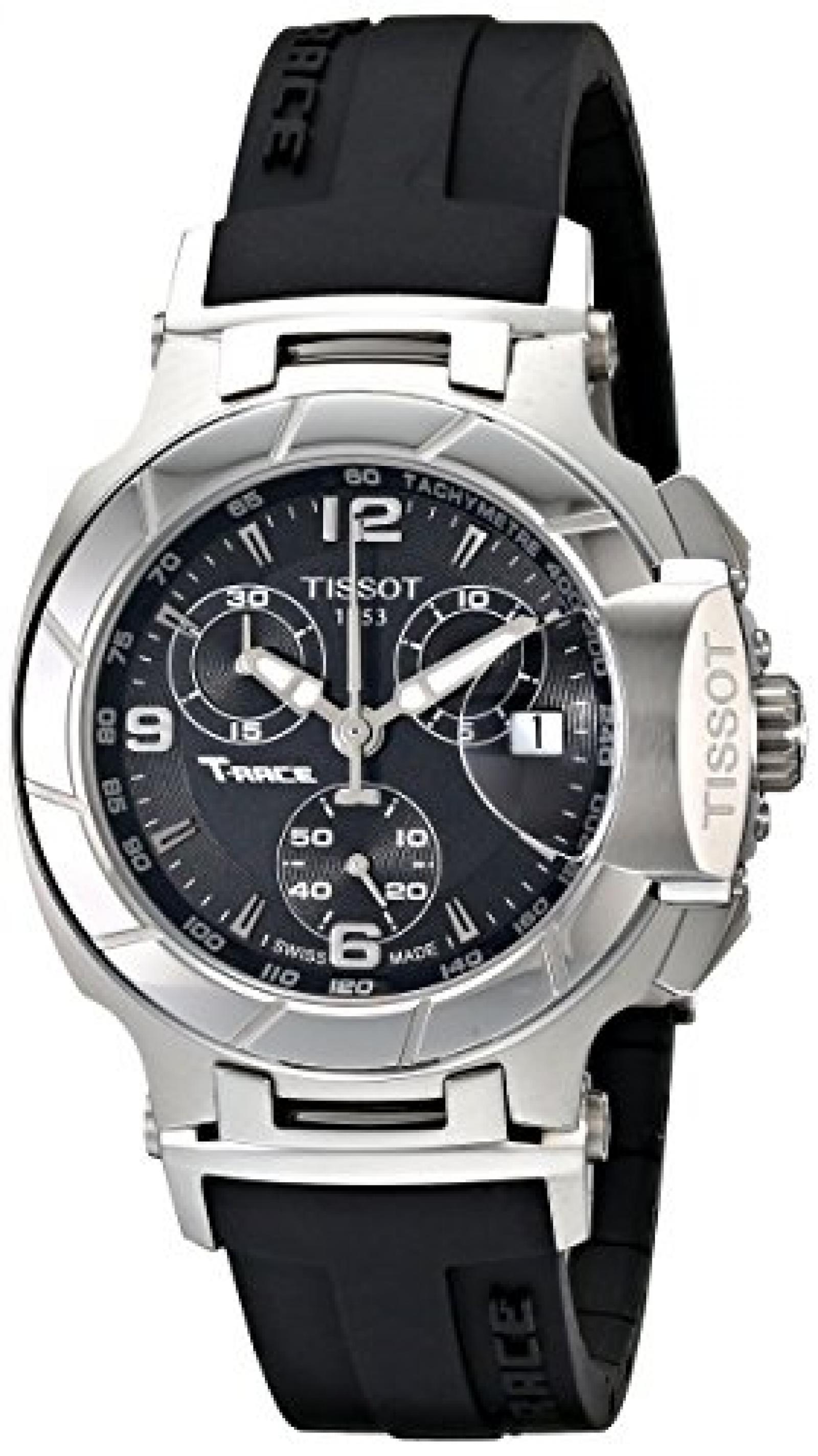 Tissot Damen-Armbanduhr T-Race Chronograph Quarz Kautschuk T048.217.17.057.00 