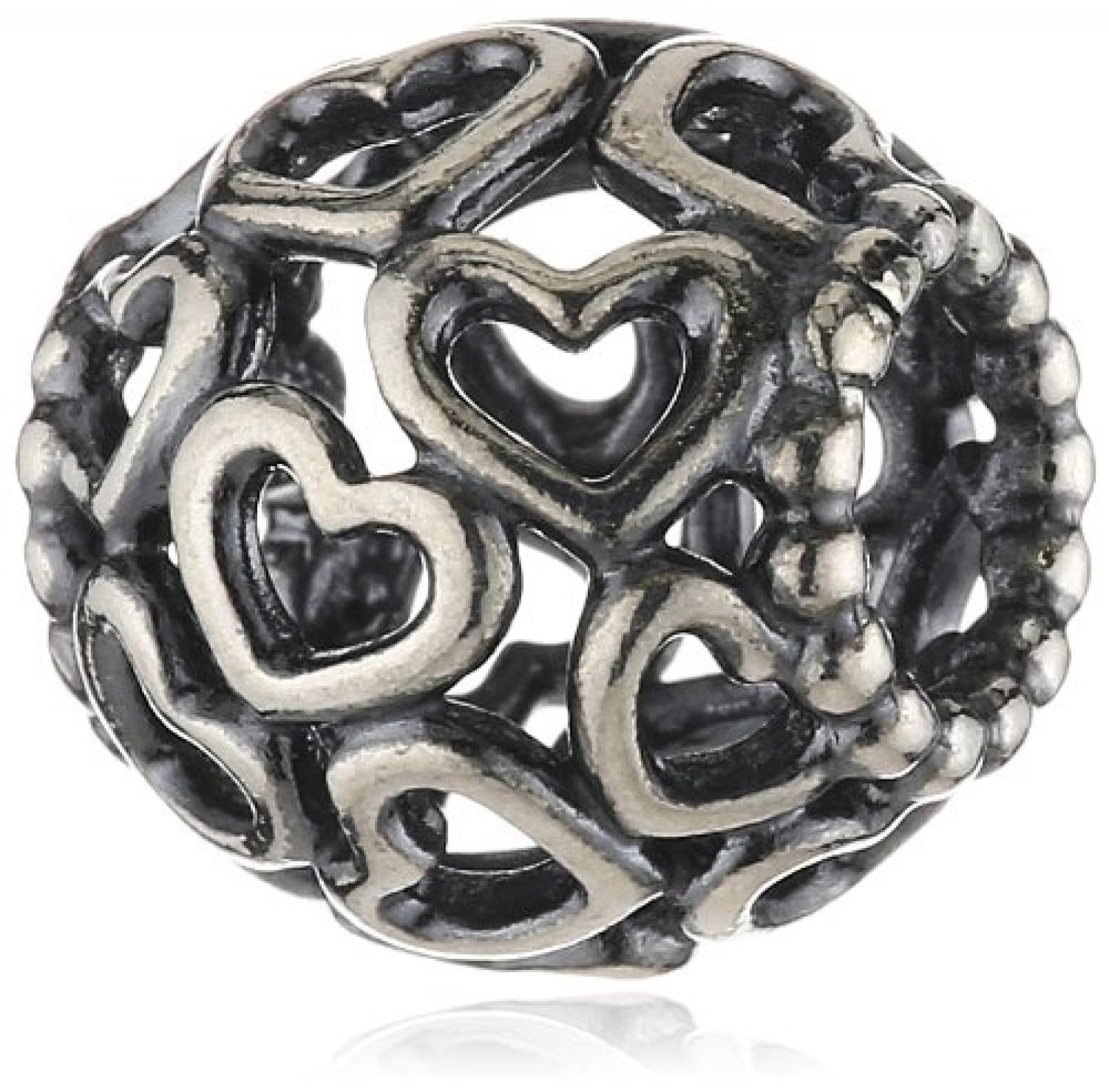 Pandora Damen-Charm Herzen Sterlingsilber 790964 