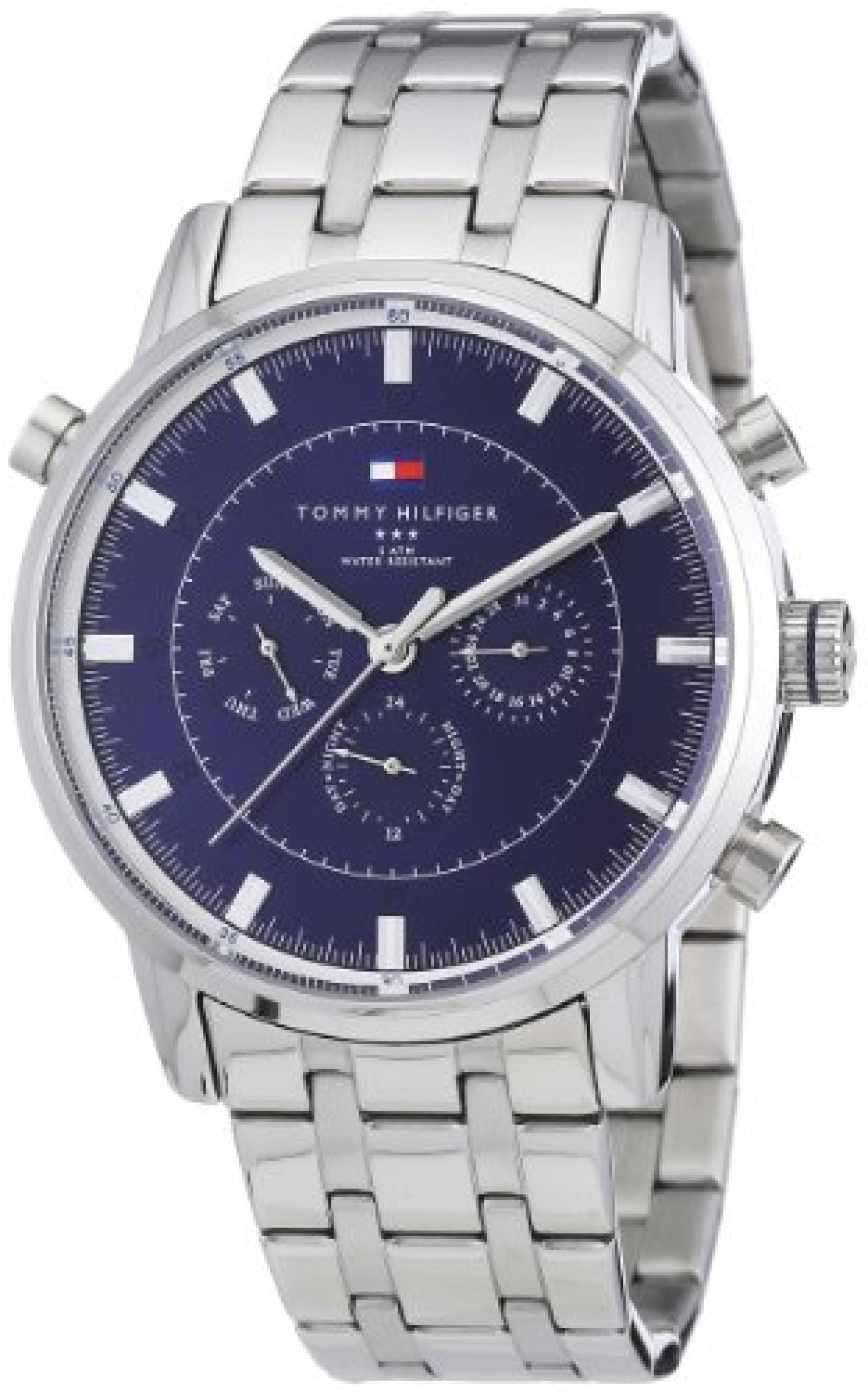 Tommy Hilfiger Herren-Armbanduhr City Classic XL Analog Quarz Edelstahl 1790876 Tommy Hilfiger Herren-Armbanduhr City Classic XL Analog Quarz Edelstahl 1790876