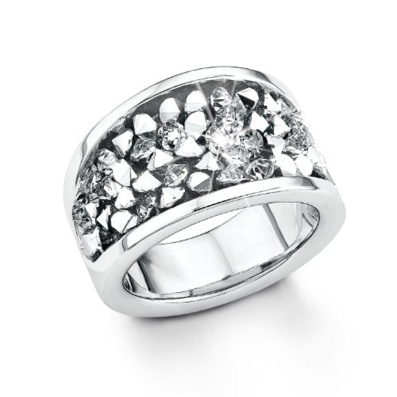 s.Oliver Jewel Damen-Ring Edelstahl Swarovski-Kristall silber Gr.60 (19.1) 479431 s.Oliver Jewel Damen-Ring Edelstahl Swarovski-Kristall silber Gr.60 (19.1) 479431