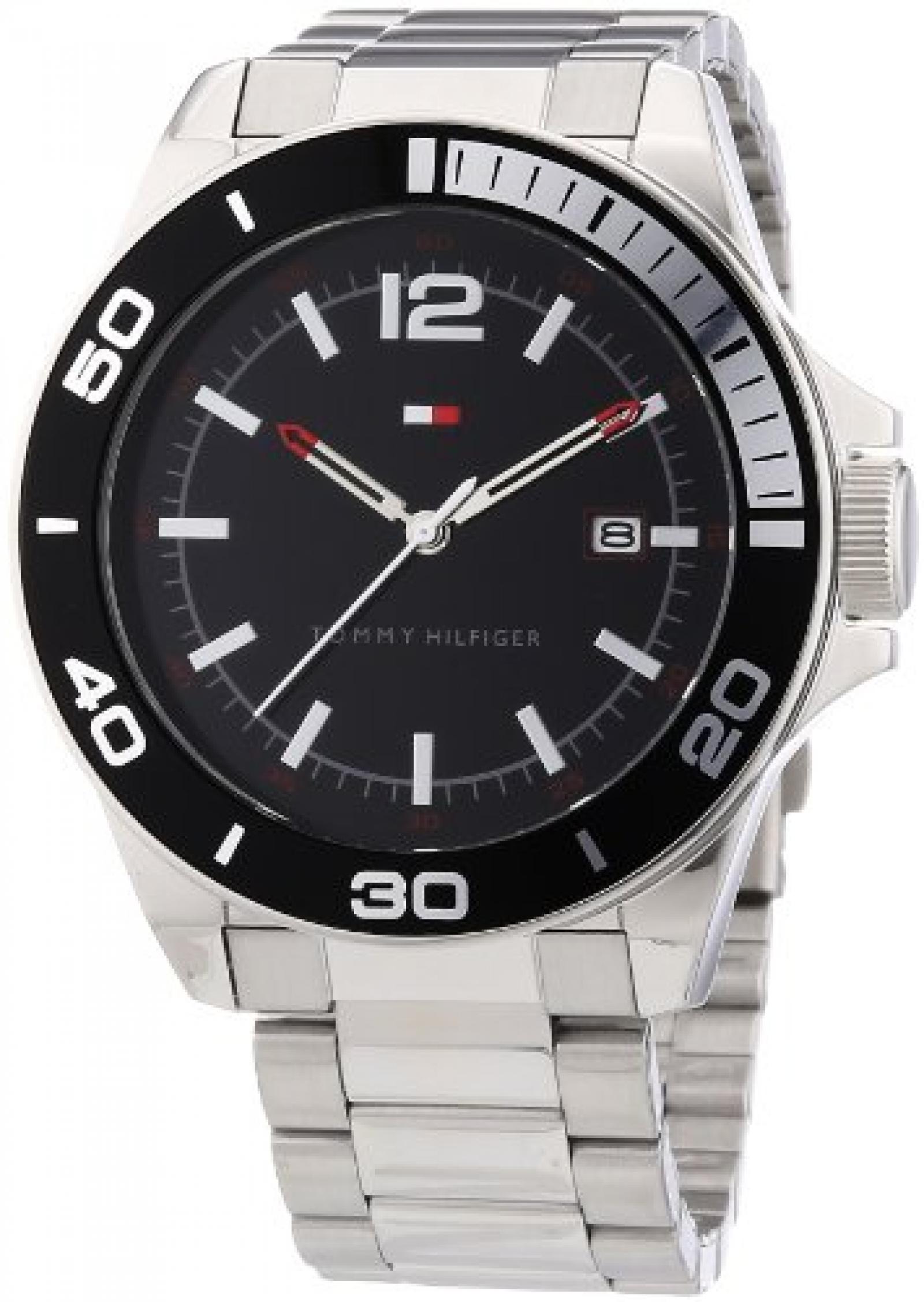 Tommy Hilfiger Herren-Armbanduhr Casual Sport XL Analog Quarz Edelstahl 1790932 Tommy Hilfiger Herren-Armbanduhr Casual Sport XL Analog Quarz Edelstahl 1790932