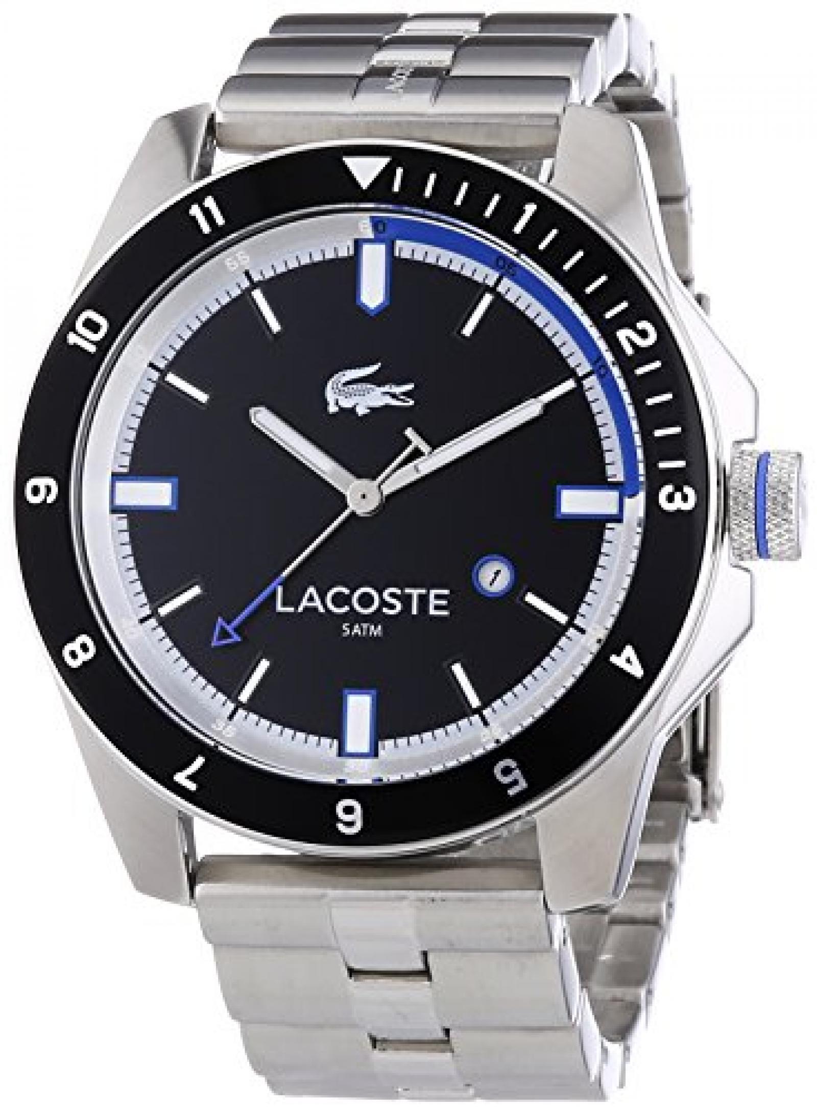 Lacoste Herren-Armbanduhr XL DURBAN Analog Quarz Edelstahl 2010734 Lacoste Herren-Armbanduhr XL DURBAN Analog Quarz Edelstahl 2010734