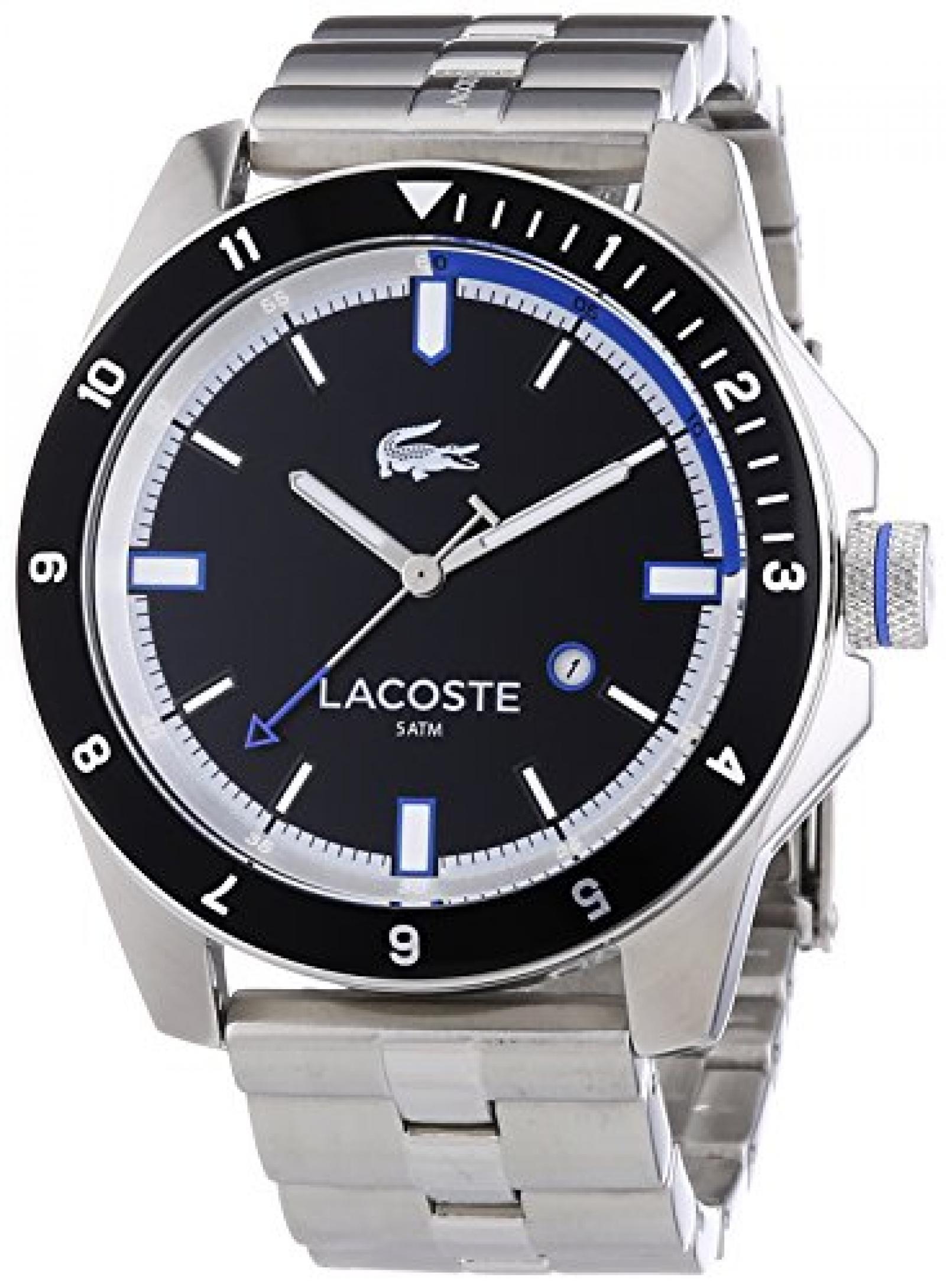 Lacoste Herren-Armbanduhr XL DURBAN Analog Quarz Edelstahl 2010734 