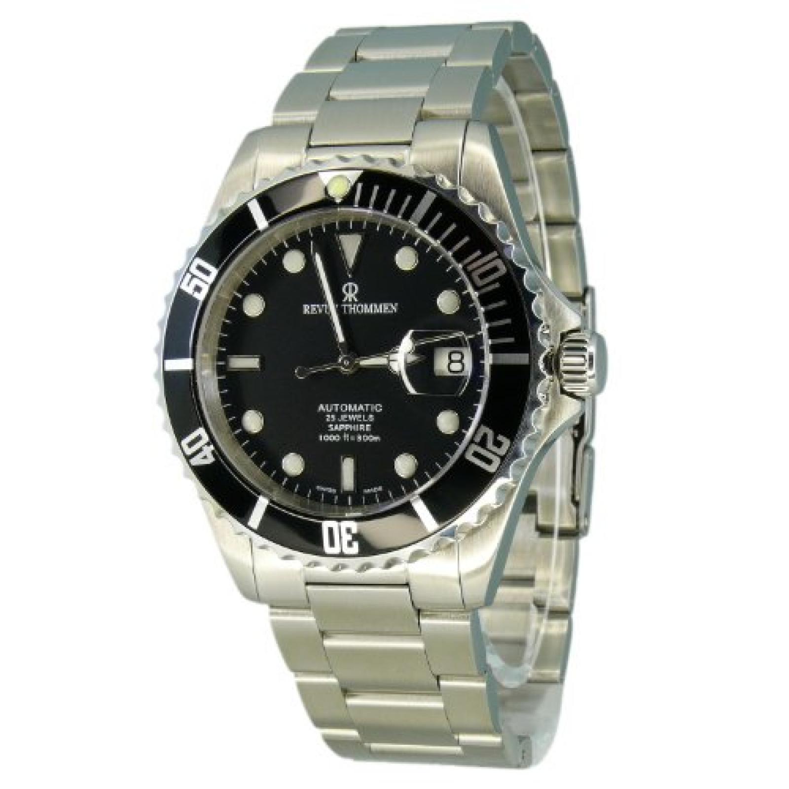 Revue Thommen Herren-Armbanduhr XL Diver Analog Automatik Edelstahl 17571.2137 Revue Thommen Herren-Armbanduhr XL Diver Analog Automatik Edelstahl 17571.2137