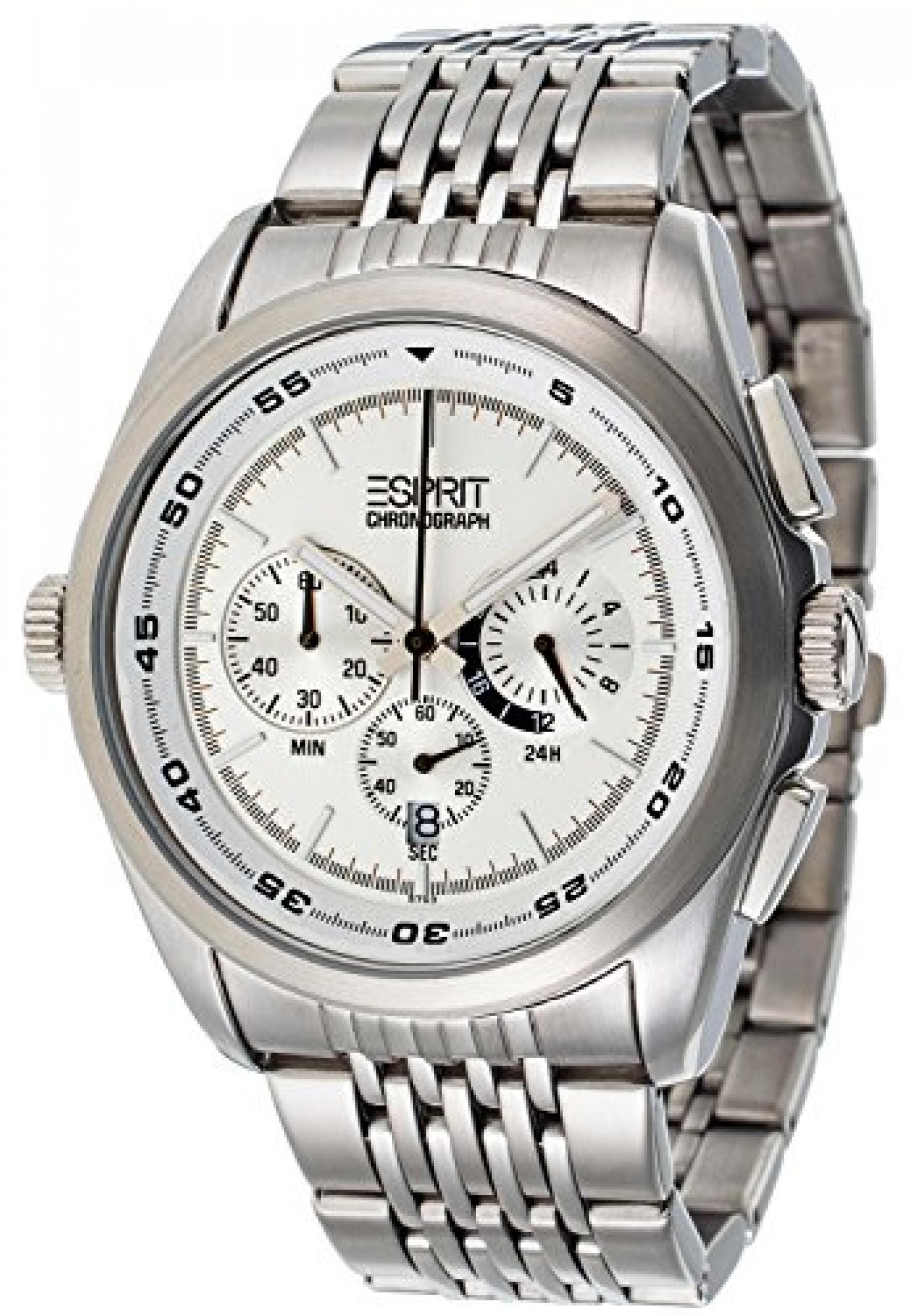 Esprit Herrenuhr CLASSIC WHITE METAL CHRONO 4431952 Esprit Herrenuhr CLASSIC WHITE METAL CHRONO 4431952