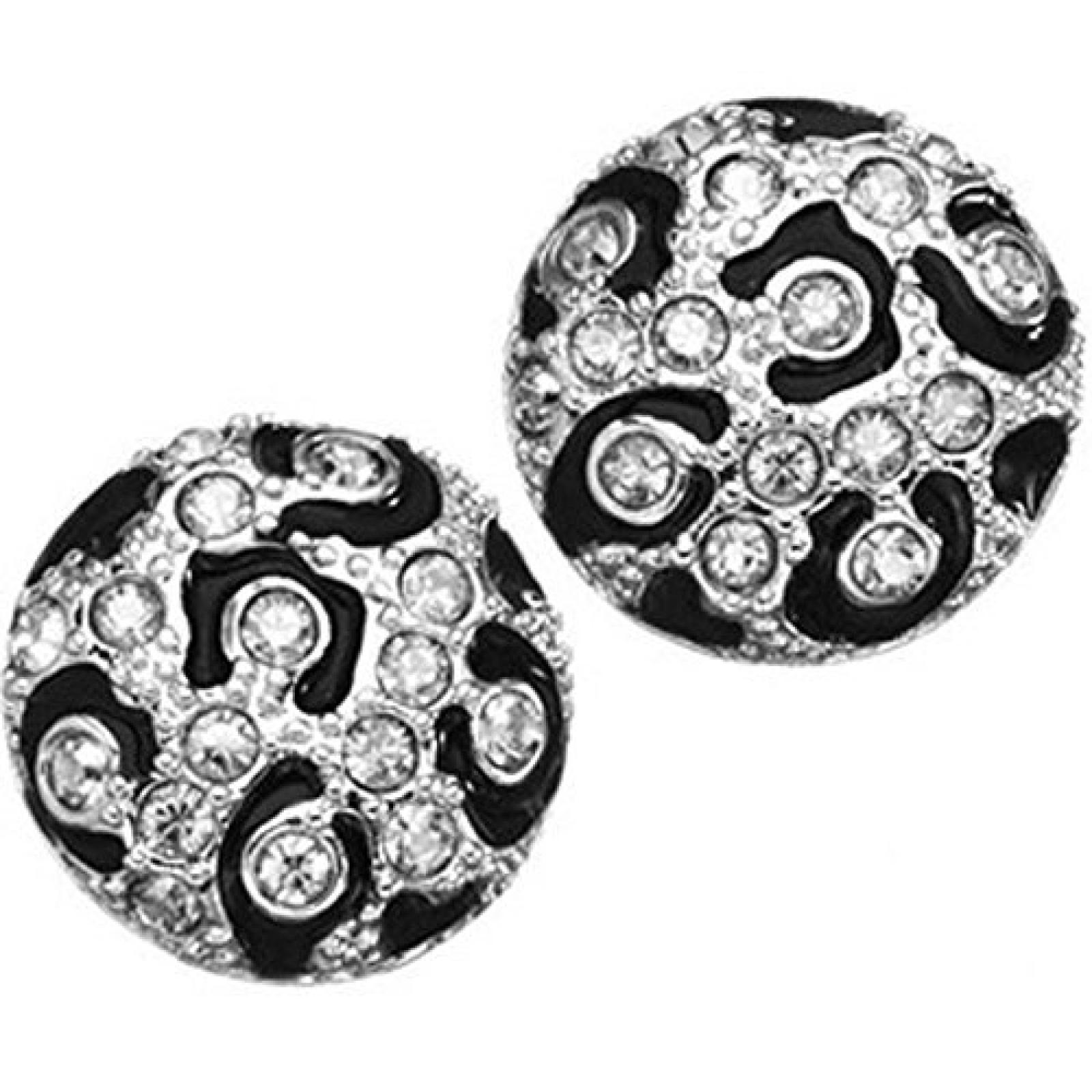Guess Damen-Ohrstecker Metall Kristall One Size, silber Guess Damen-Ohrstecker Metall Kristall One Size, silber