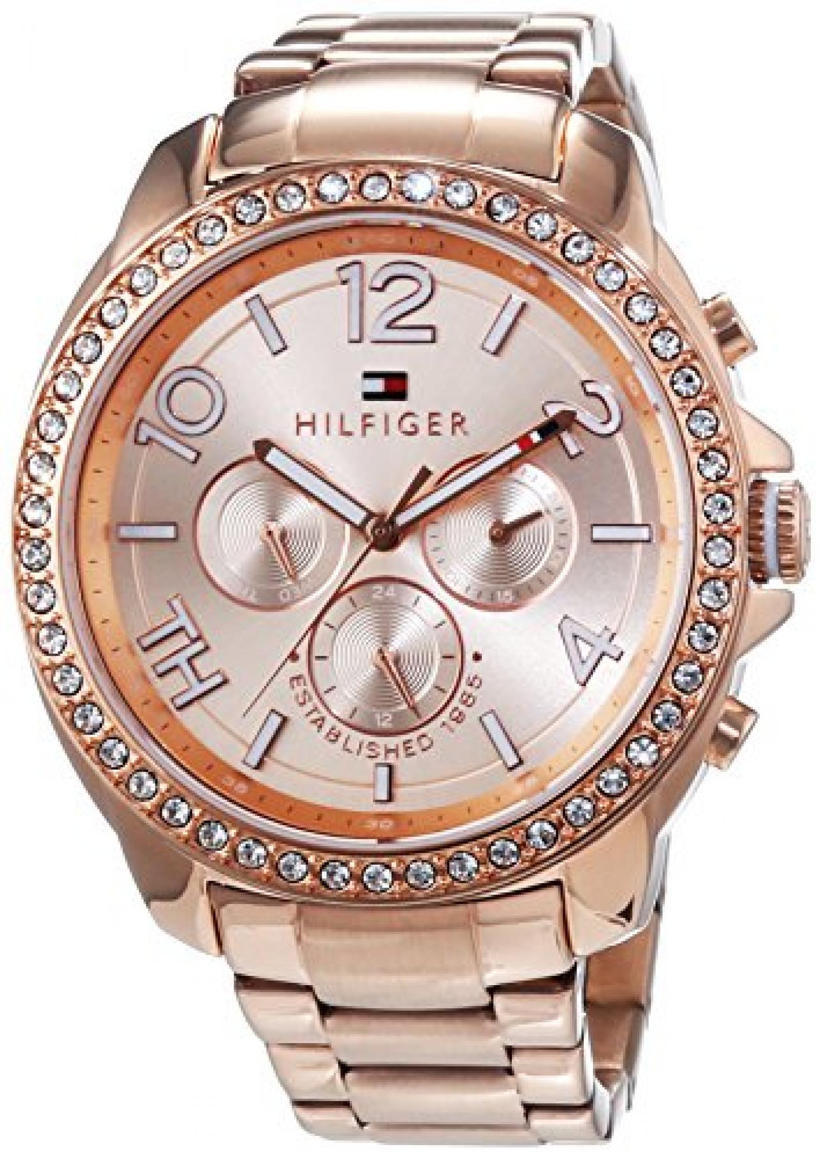 Tommy Hilfiger Watches Damen-Armbanduhr SERENA Analog Quarz Edelstahl beschichtet 1781466 