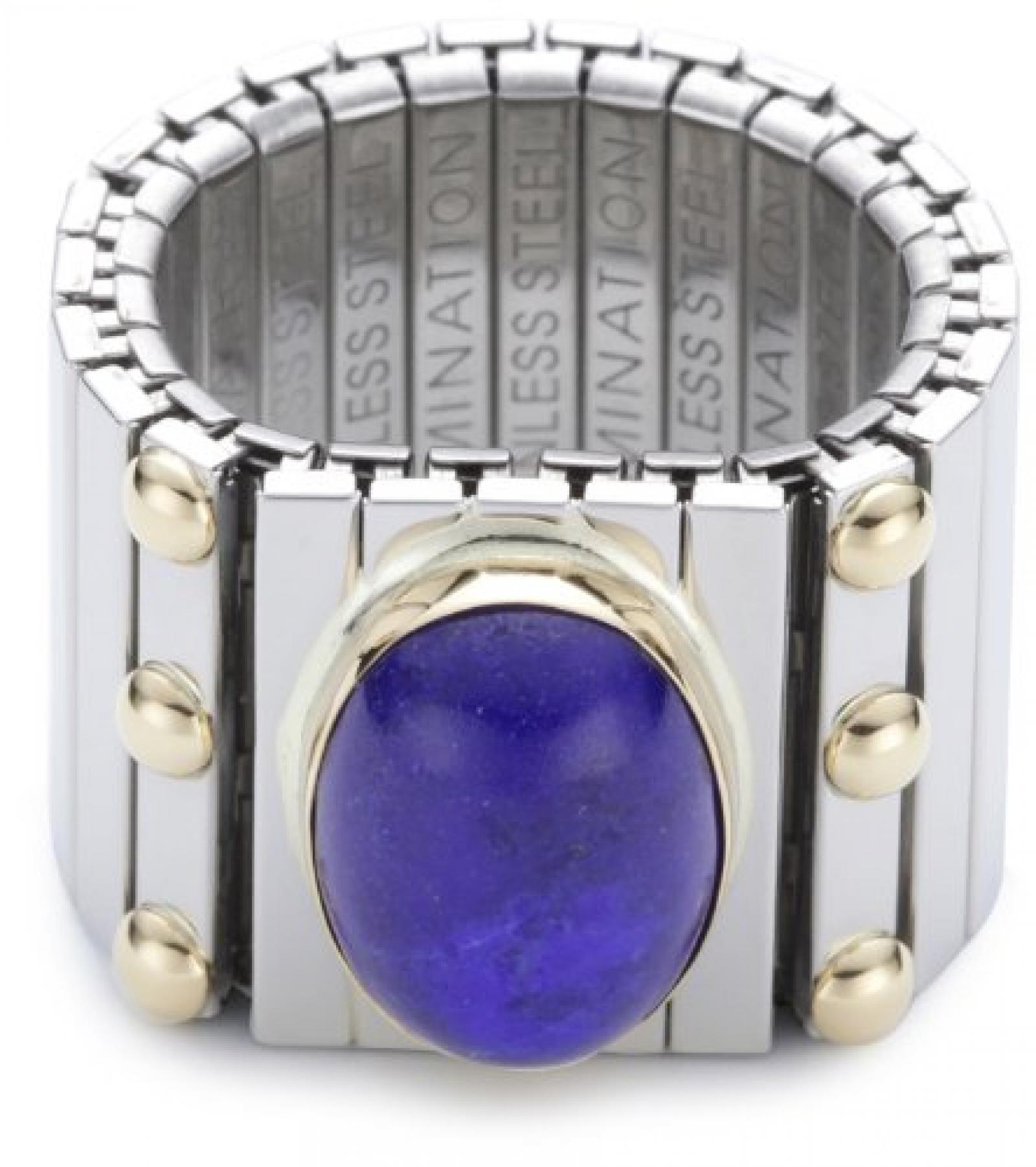 Nomination Damen-Ring Gro&szlig; Sowie Ein in Ex 202 Lapislazuli Ring gr&ouml;&szlig;e variabel 041546/009 