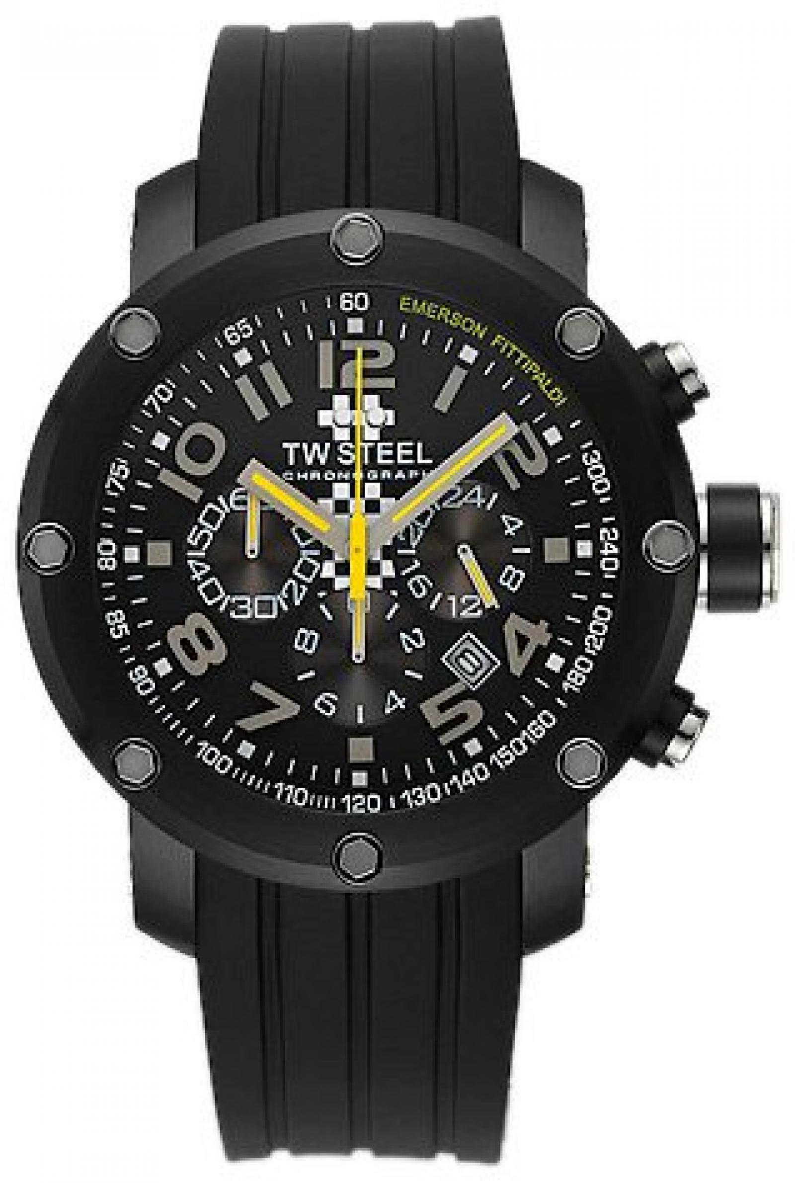 TW Steel Sonder-Edition Unisex-Armbanduhr Grandeur Tech Chronograph Silikon TW-609 