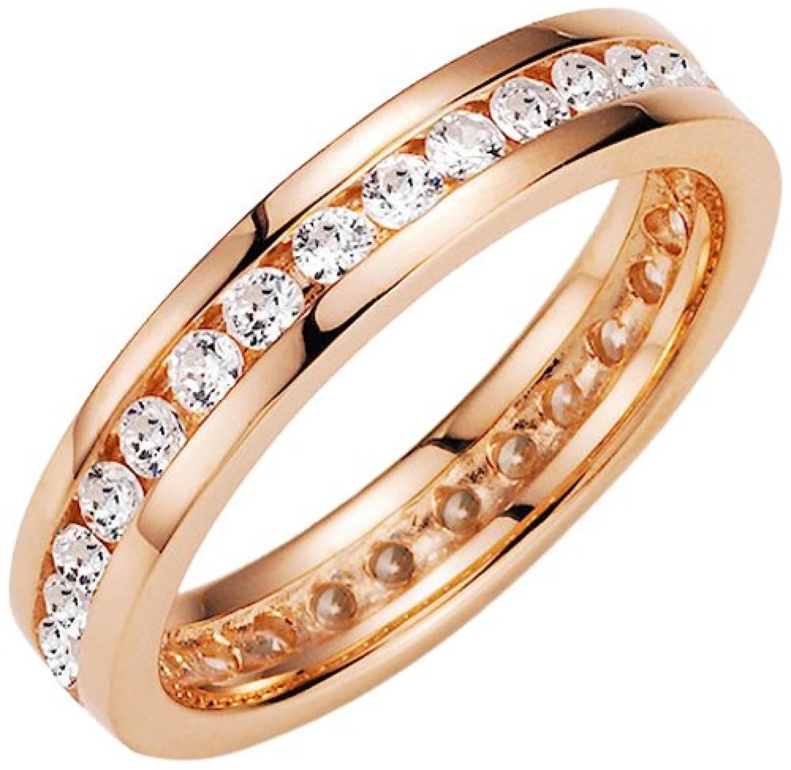 Spirit - New York Damen-Ring Silber vergoldet Zirkonia ros&eacute;gold 930041975 