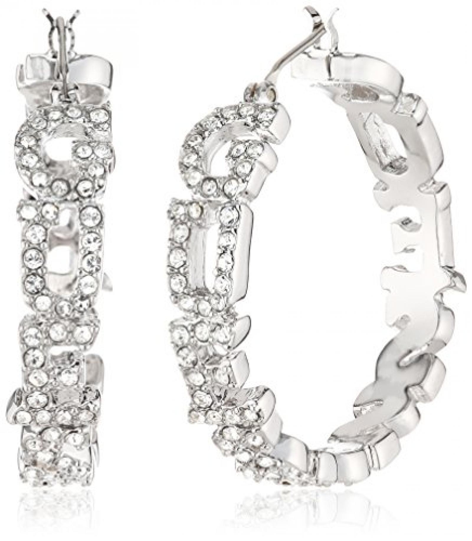 Guess Damen-Creolen Metall 120 Zirkonia 31 mm UBE81152 