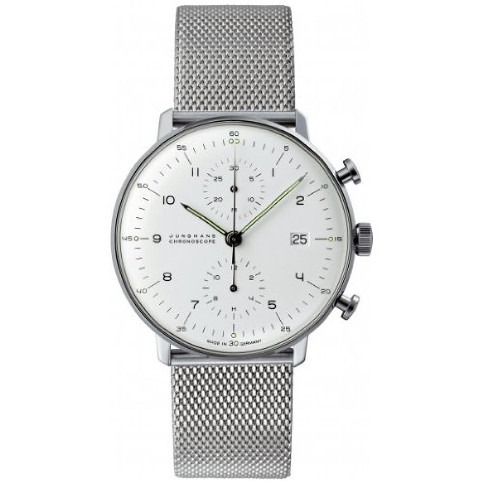 Junghans Herrenarmbanduhr MAX BILL CHRONOSCOPE Automatik Chronograph 027/4003.44 Junghans Herrenarmbanduhr MAX BILL CHRONOSCOPE Automatik Chronograph 027/4003.44