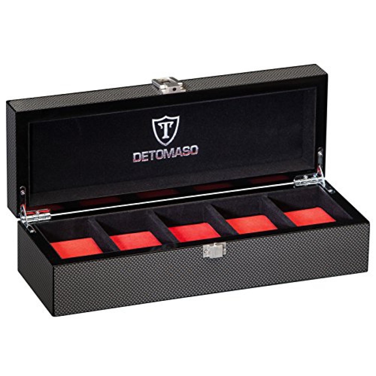 DETOMASO Unisex  WATCH BOX F&uuml;r 5 Uhren WB-500 