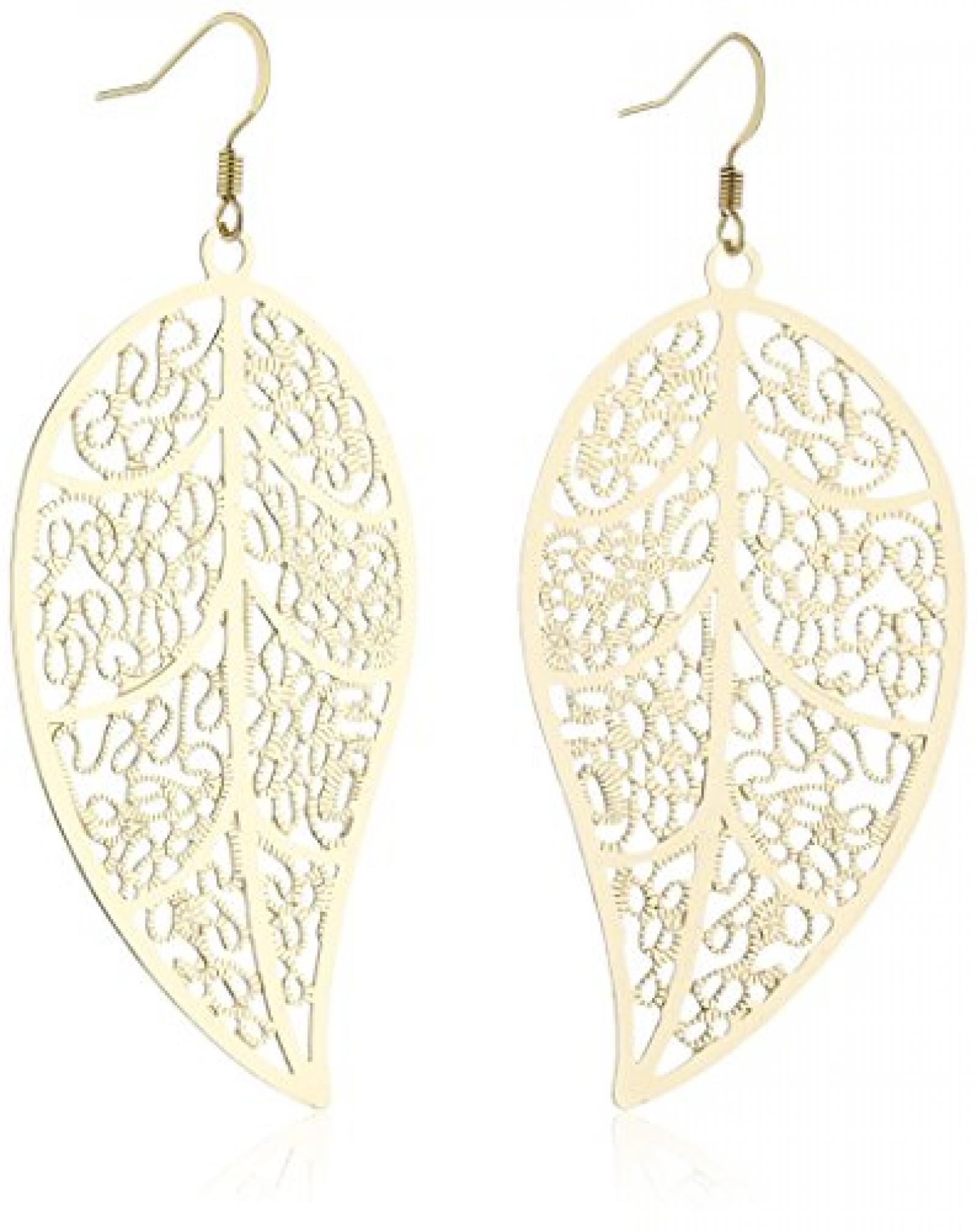 ZEEme Fashion Damen-Ohrhänger Fashion Blatt goldfarben 374030008 ZEEme Fashion Damen-Ohrhänger Fashion Blatt goldfarben 374030008