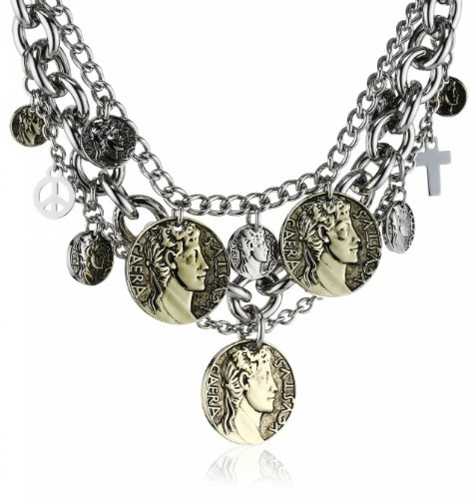 Dyrberg/Kern Damen-Halsband Versilbertes Metall 335550 