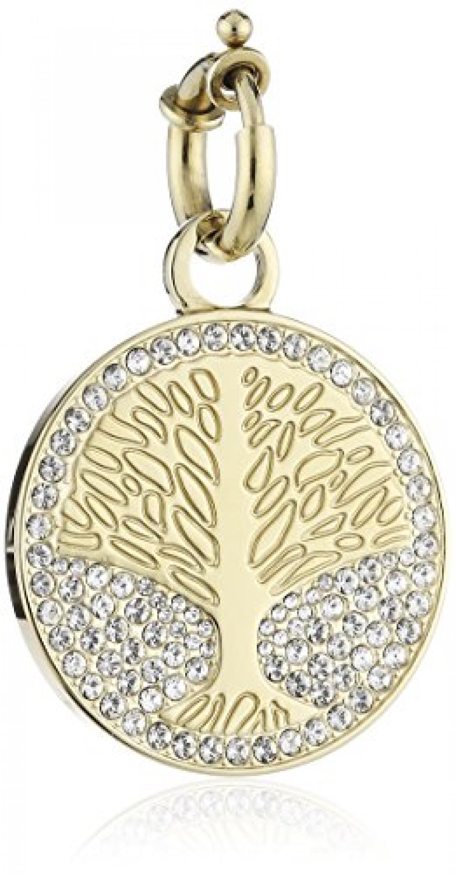 Dyrberg/Kern Damen-Anh&auml;nger Vergoldetes Metall Kristall Swarovski 336413 