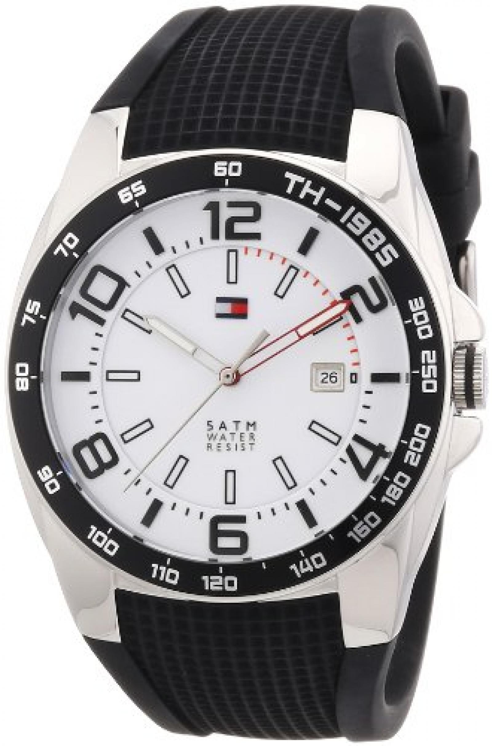 Tommy Hilfiger Watches Herren-Armbanduhr XL Analog Quarz Silikon 1790884 Tommy Hilfiger Watches Herren-Armbanduhr XL Analog Quarz Silikon 1790884
