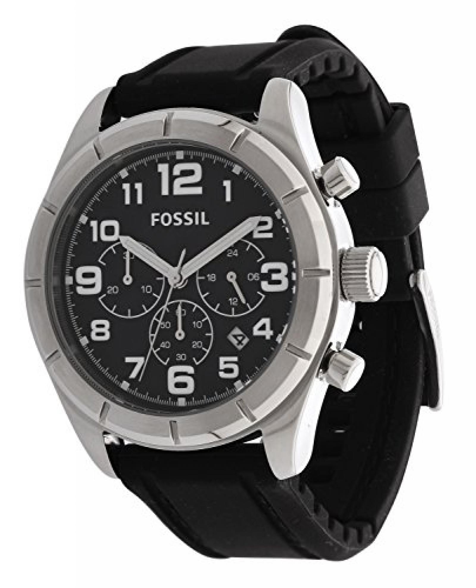 Fossil Herren Armbanduhr Schwarz BQ1243 Fossil Herren Armbanduhr Schwarz BQ1243