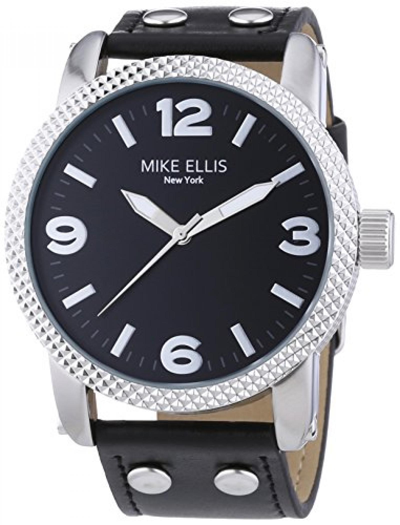Mike Ellis New York Herren-Armbanduhr XL an:e Analog Quarz SL4316 