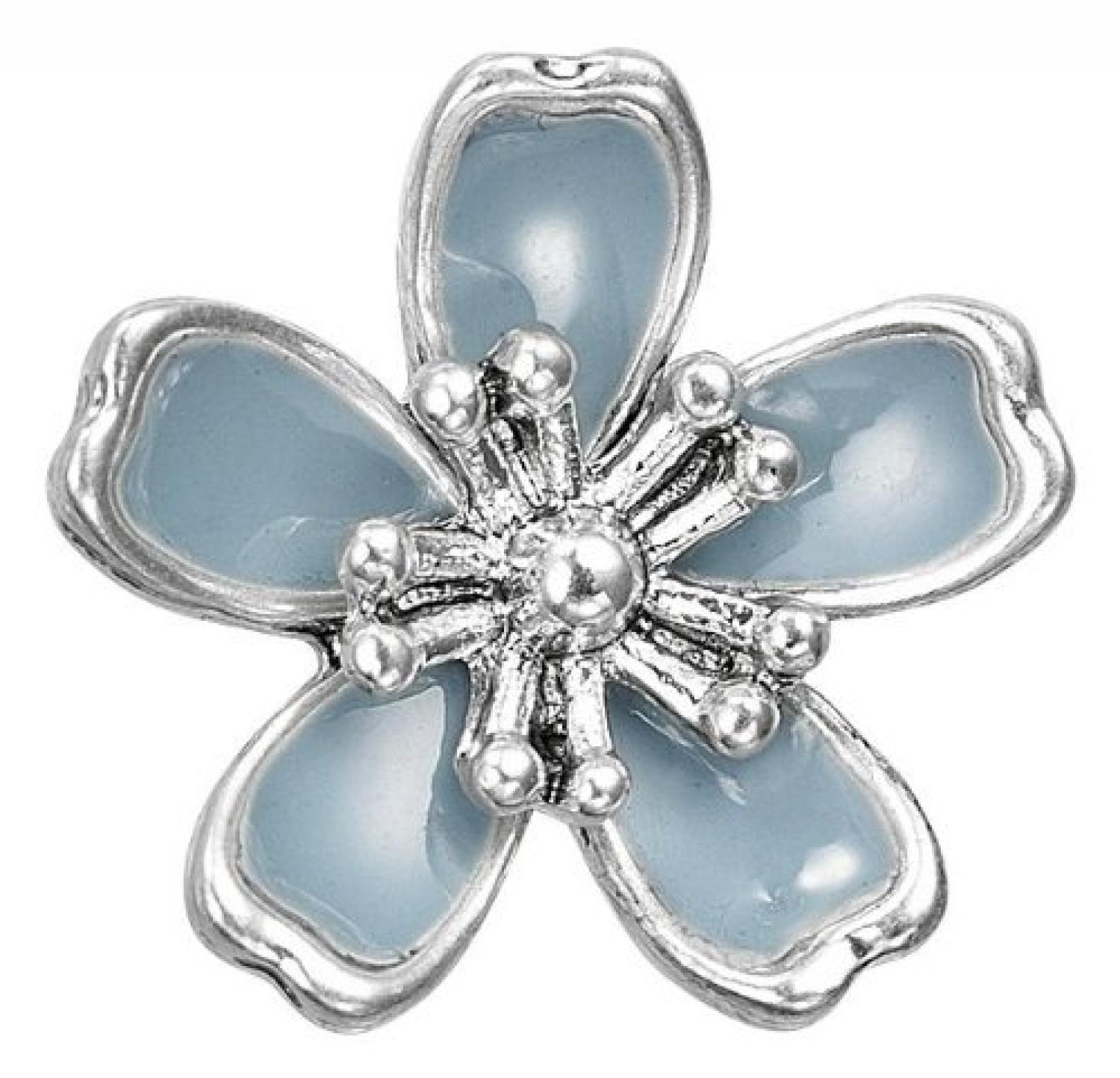 Pilgrim Damen-Anh&auml;nger Charming versilbert hellblau 42121-6238 