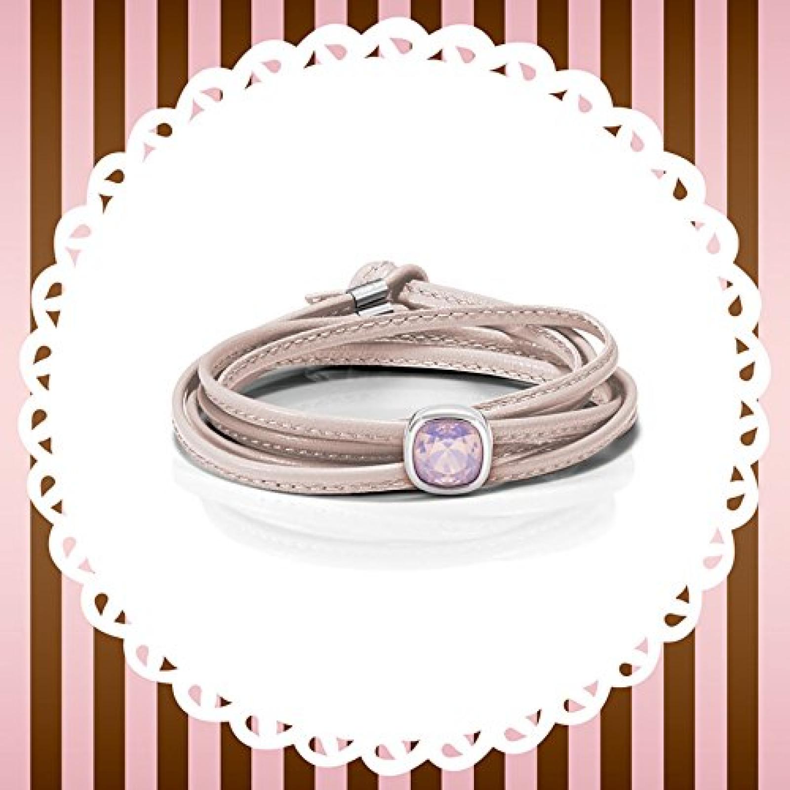 NominatioN BON BON Armband (CHIC)(LANG) (OPAL ROSA) 065055-013 