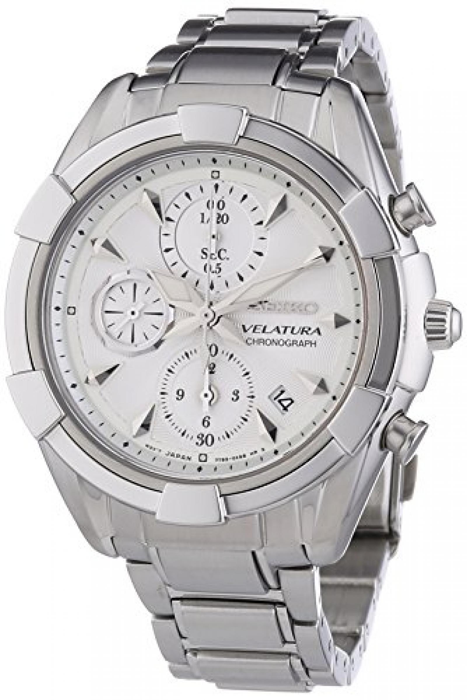 Seiko Damen-Armbanduhr Velatura Chronograph Quarz Edelstahl SNDW59P1 Seiko Damen-Armbanduhr Velatura Chronograph Quarz Edelstahl SNDW59P1