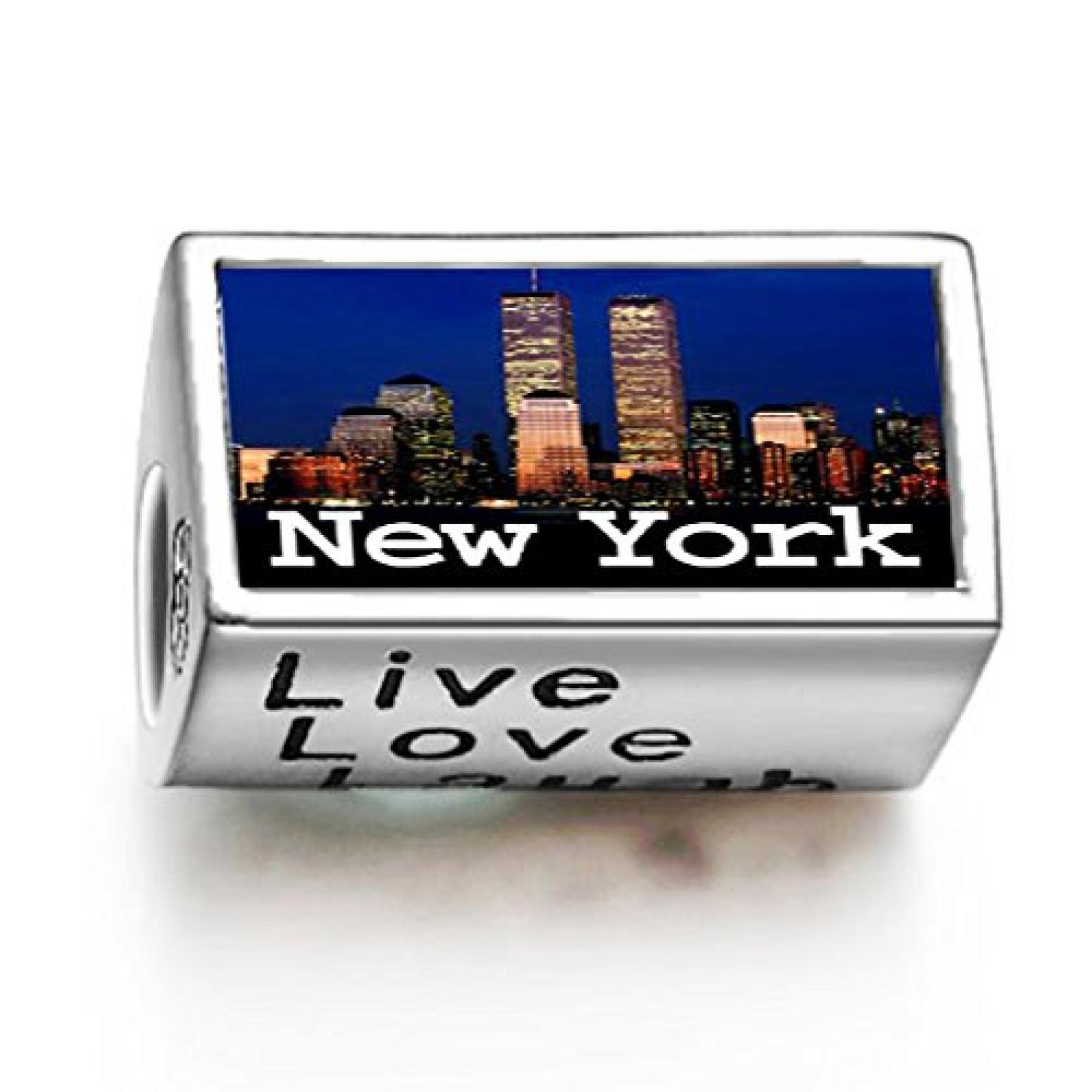 loyallove The Night In New York City Words Live Love Laugh Bead Charm 