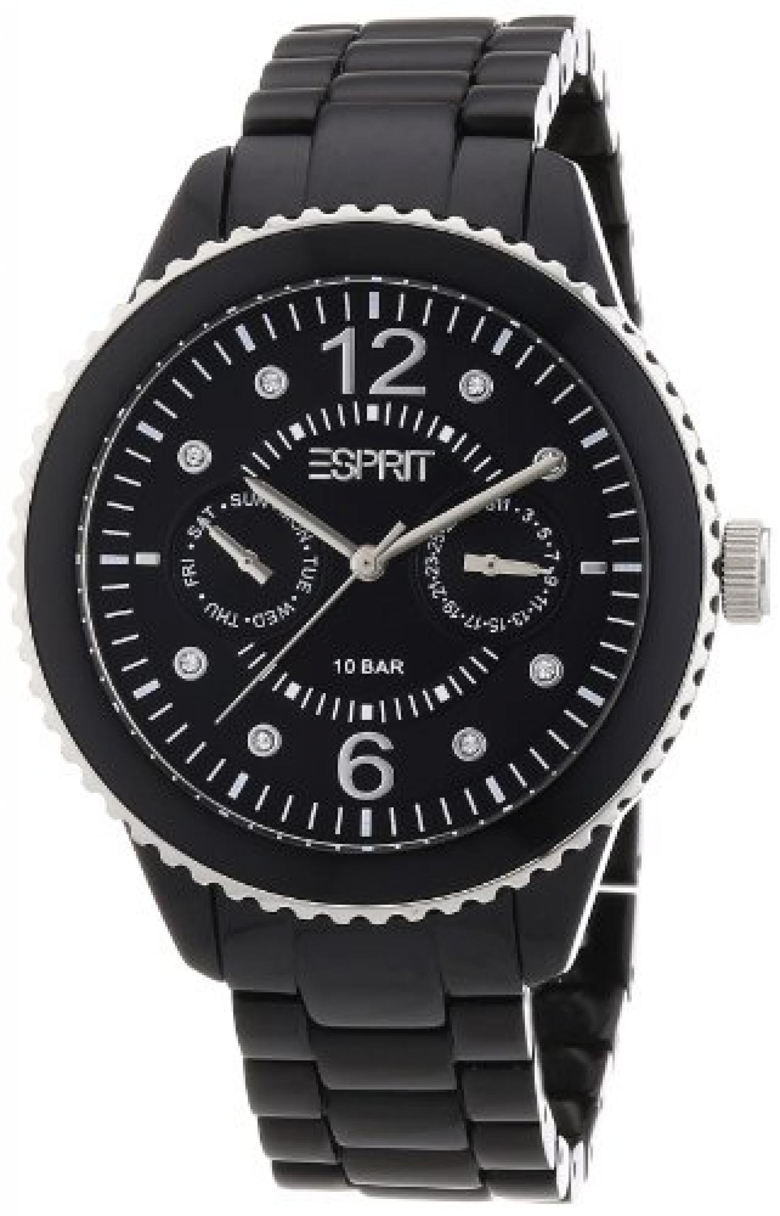 Esprit Esprit ES105802001 Damenuhr Marin Speed Aluminium schwarz 