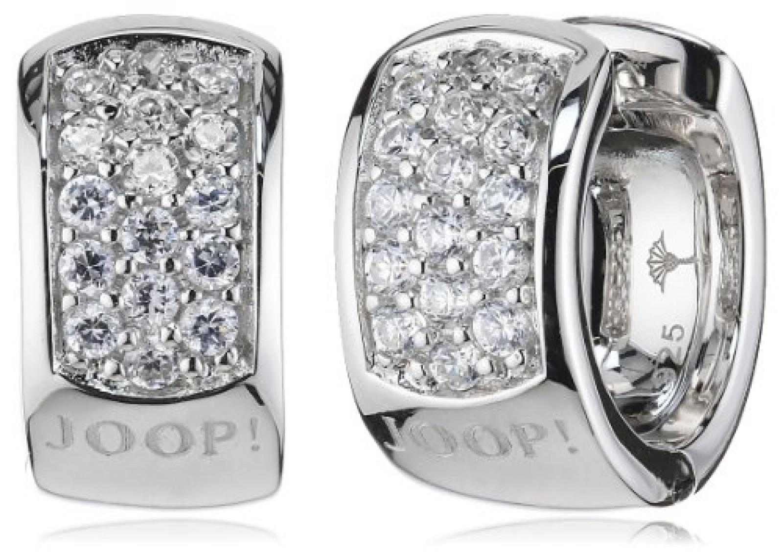 Joop! Damen-Ohrringe mit wei&Atilde;Yem Zirkonia JPCO90039A000 